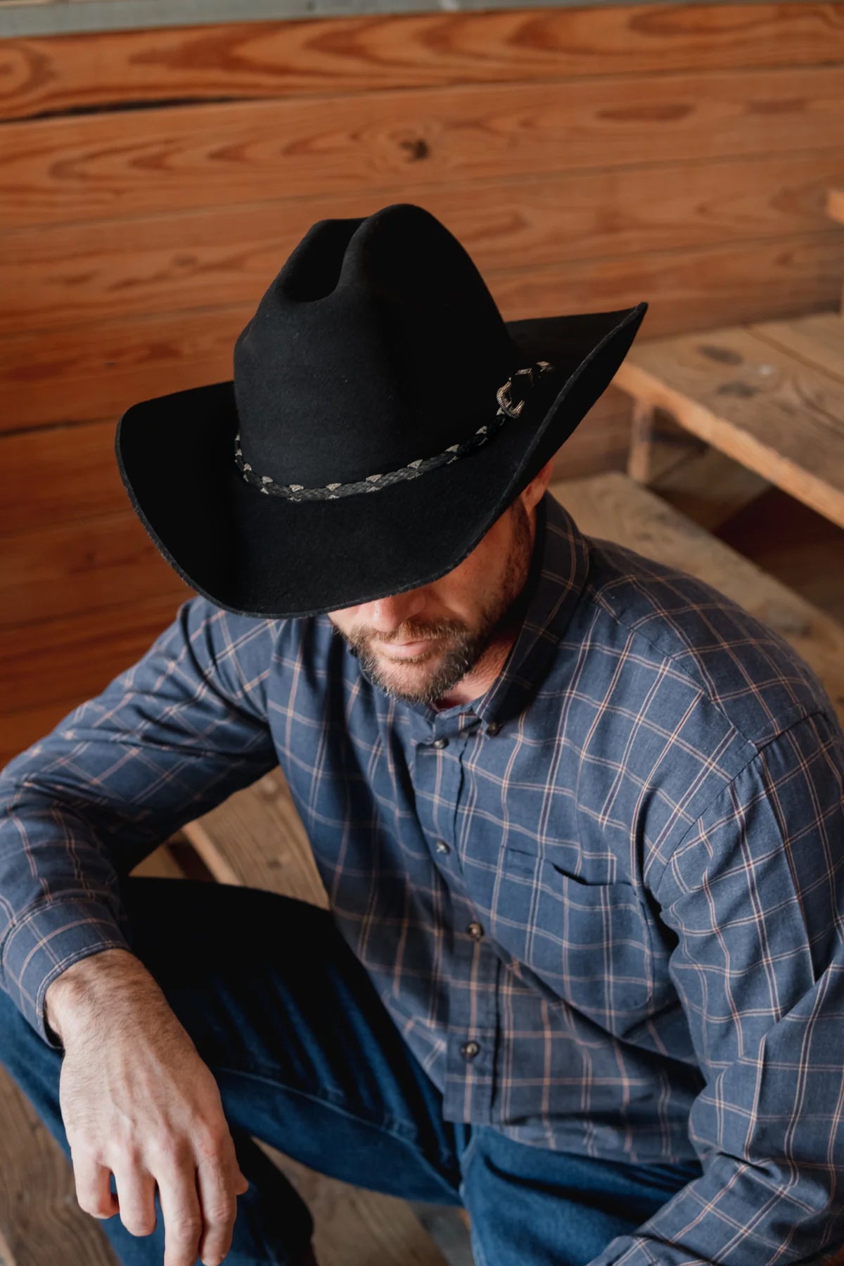 Caney Wool Felt Cowboy Hat