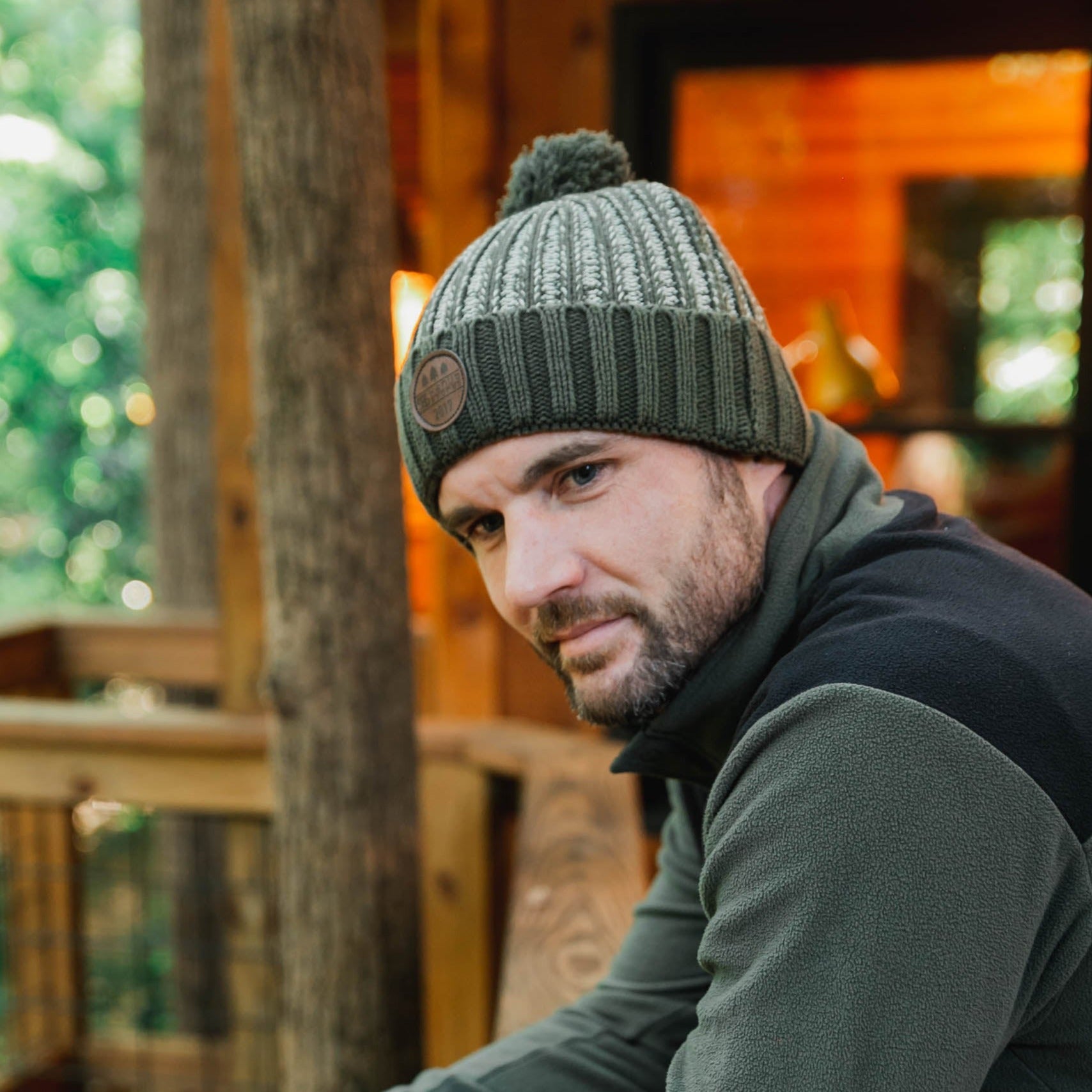 Mission Cuffed Beanie with Pom