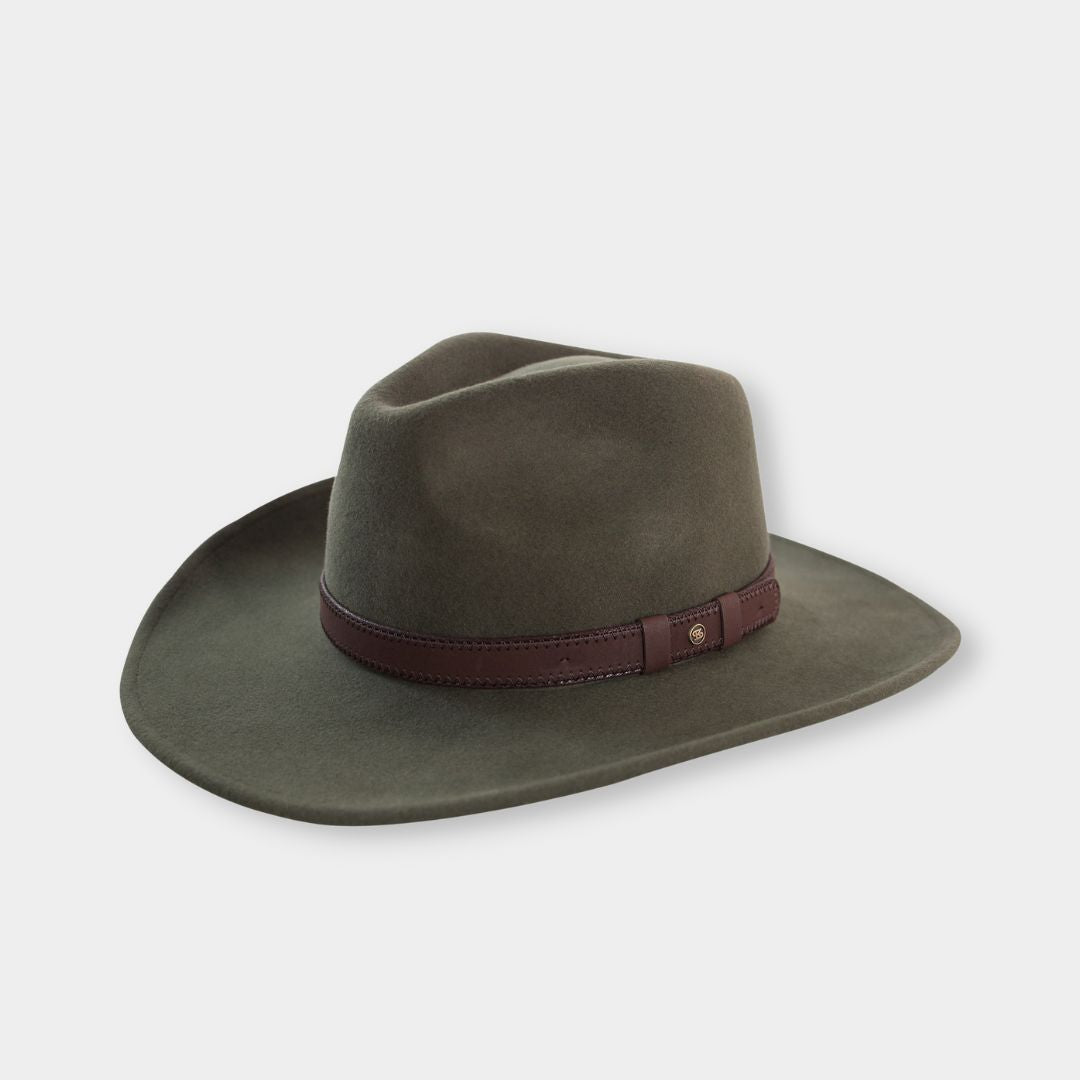Maclean Felt Wide Brimmed Hat with Earflaps