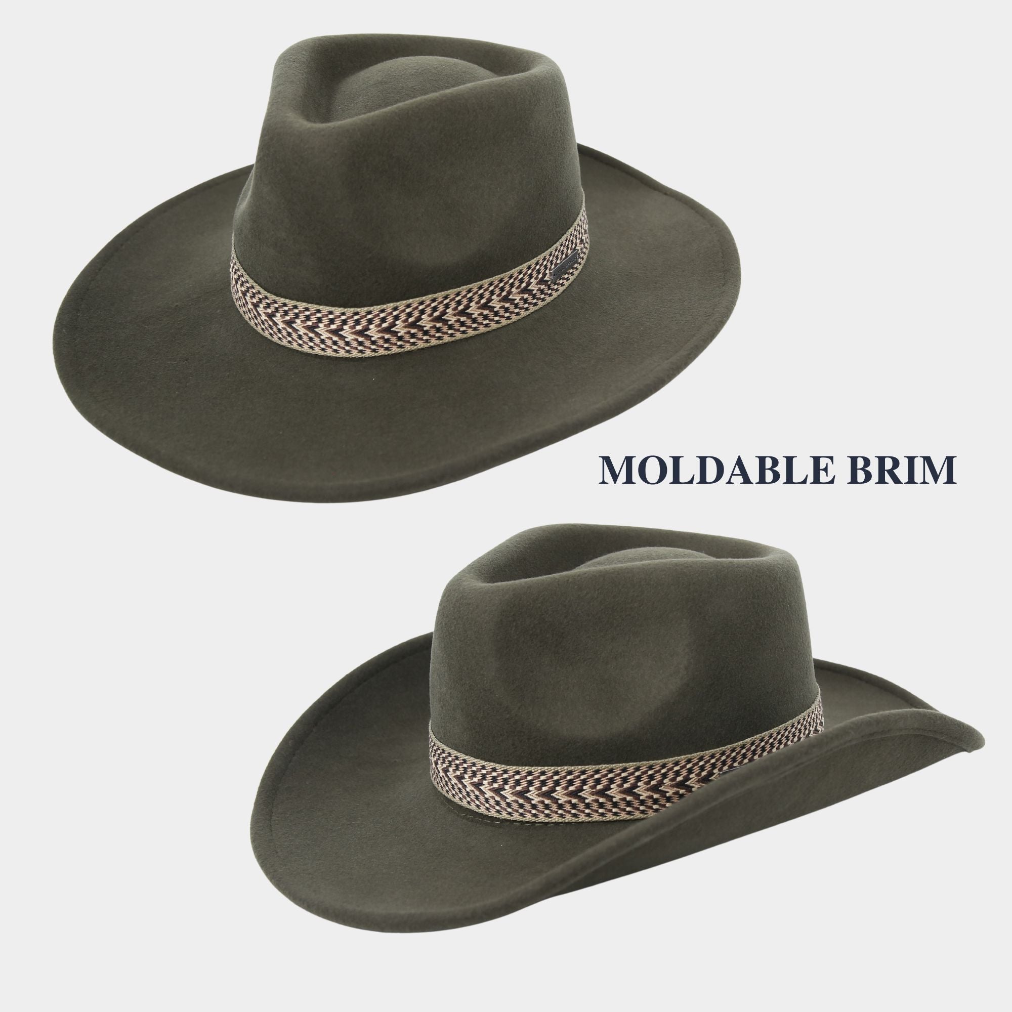 ROGUE Blocked wool felt hat