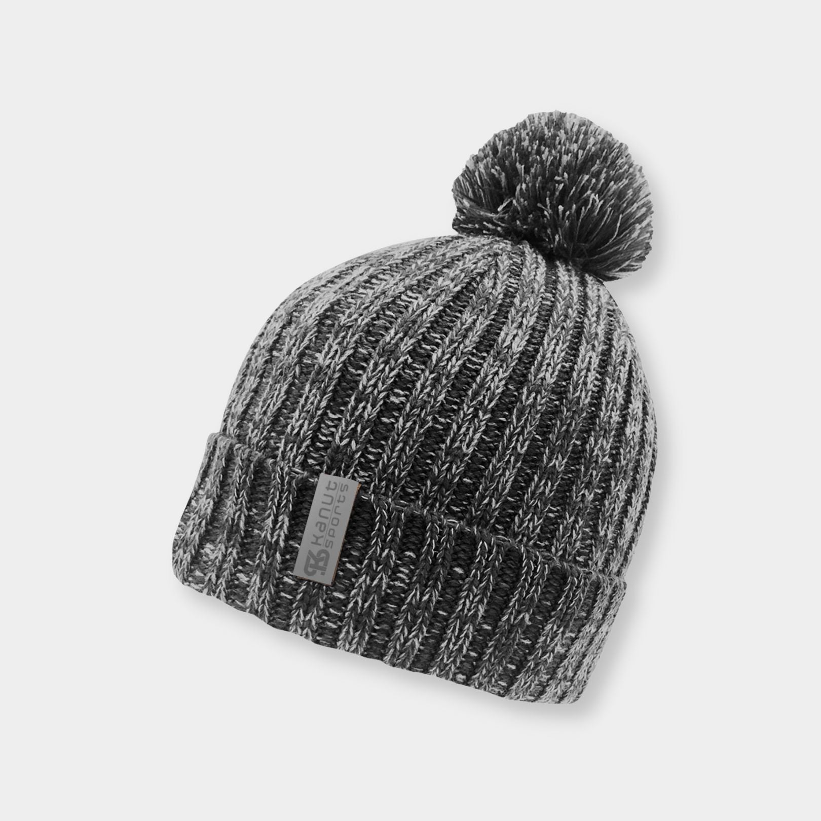 Tuck Cuff Beanie with Pom