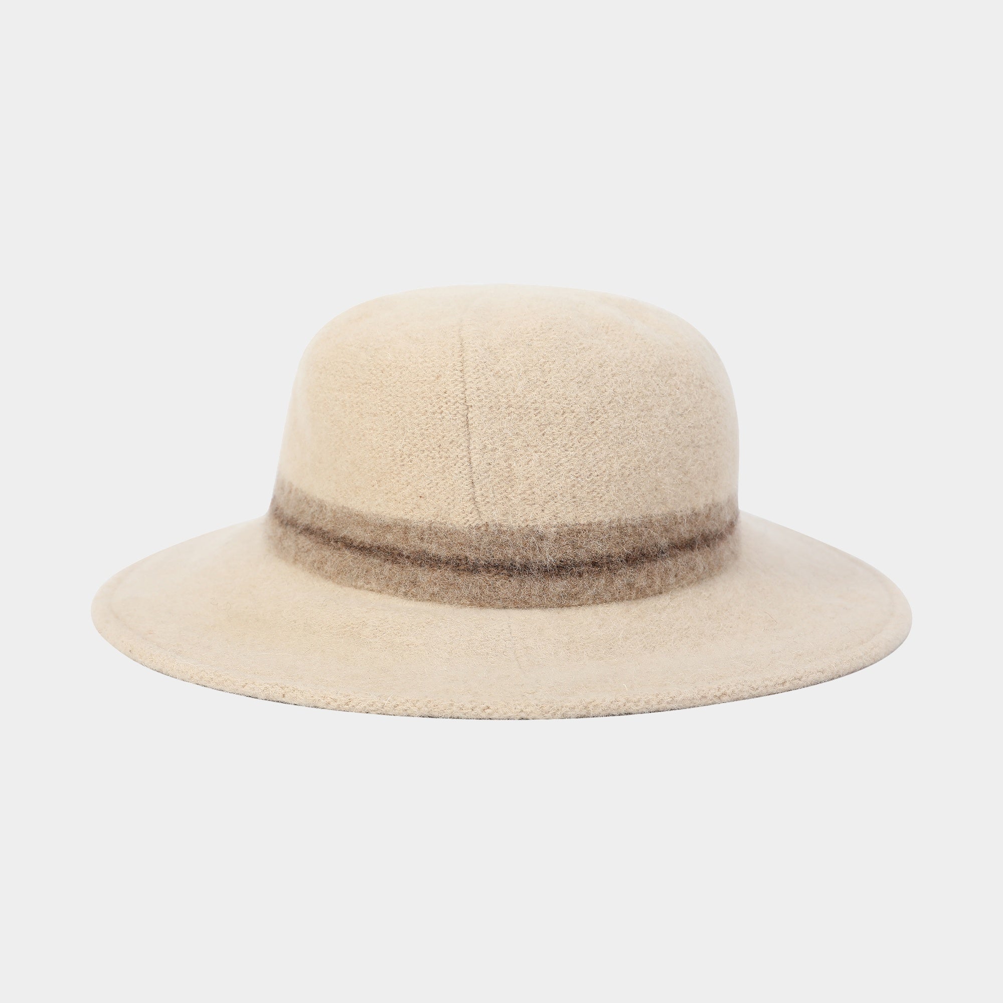 SOHO Wool Wide-Brim Knit Hat