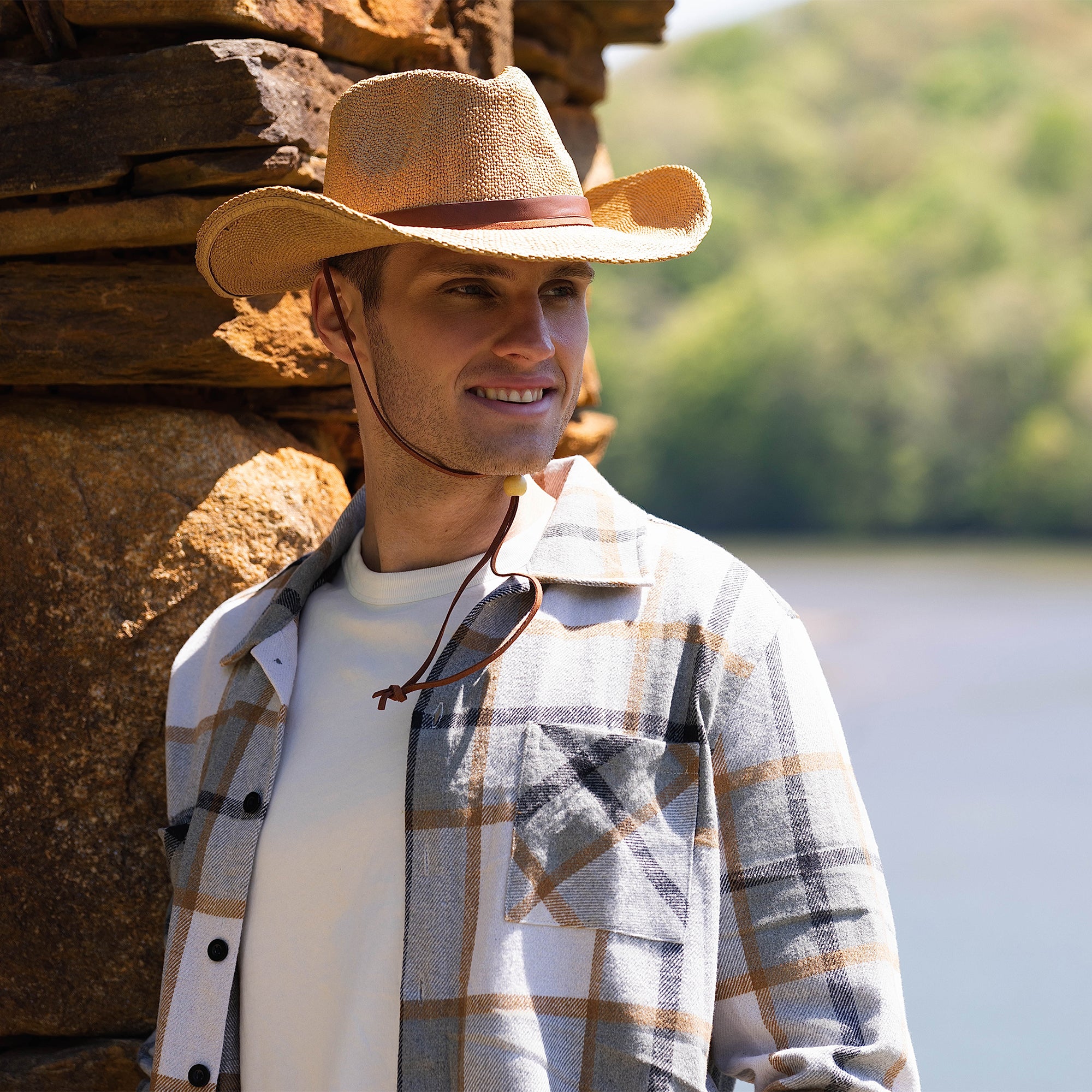 Coles Straw Western Hat