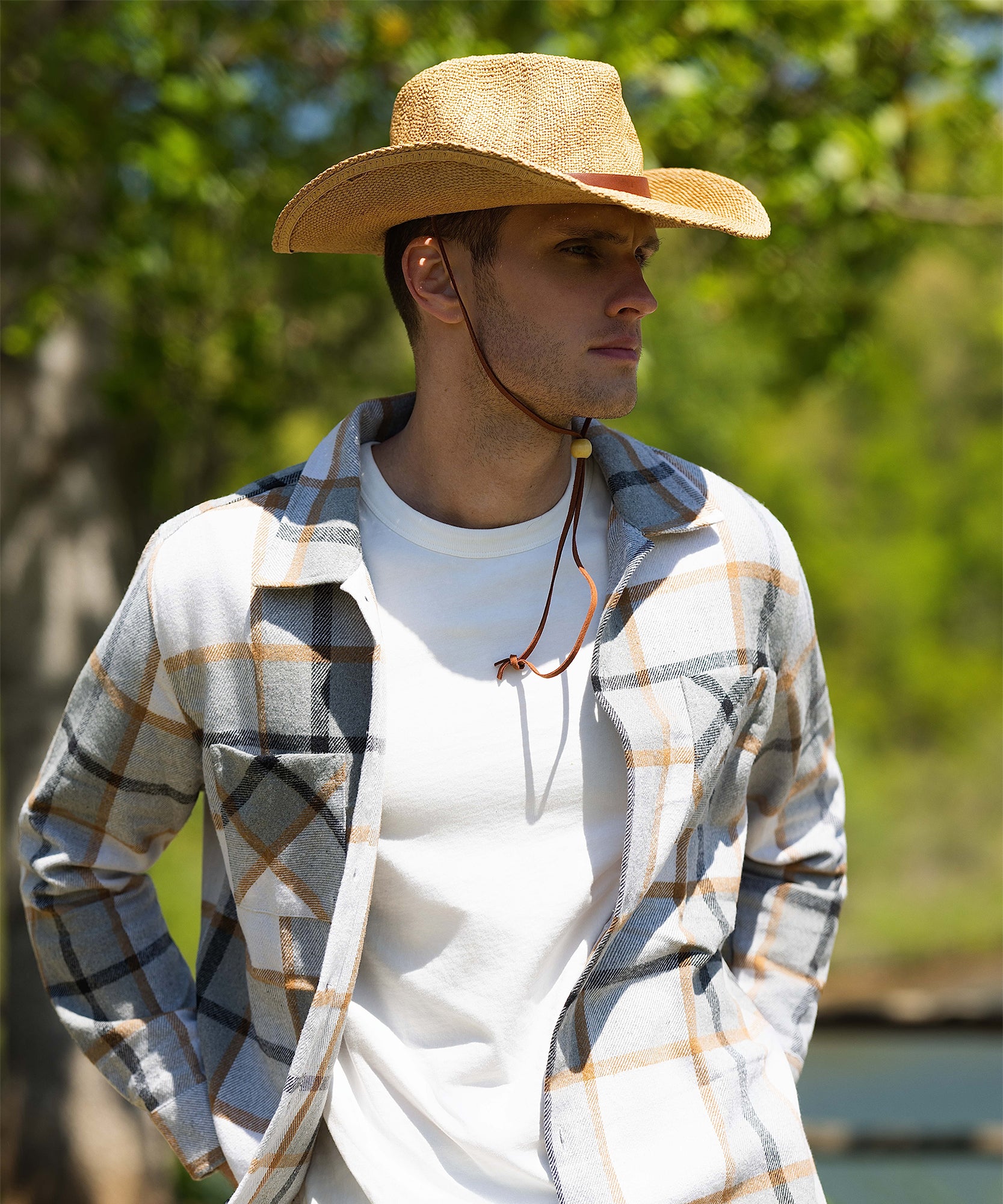 Coles Straw Western Hat