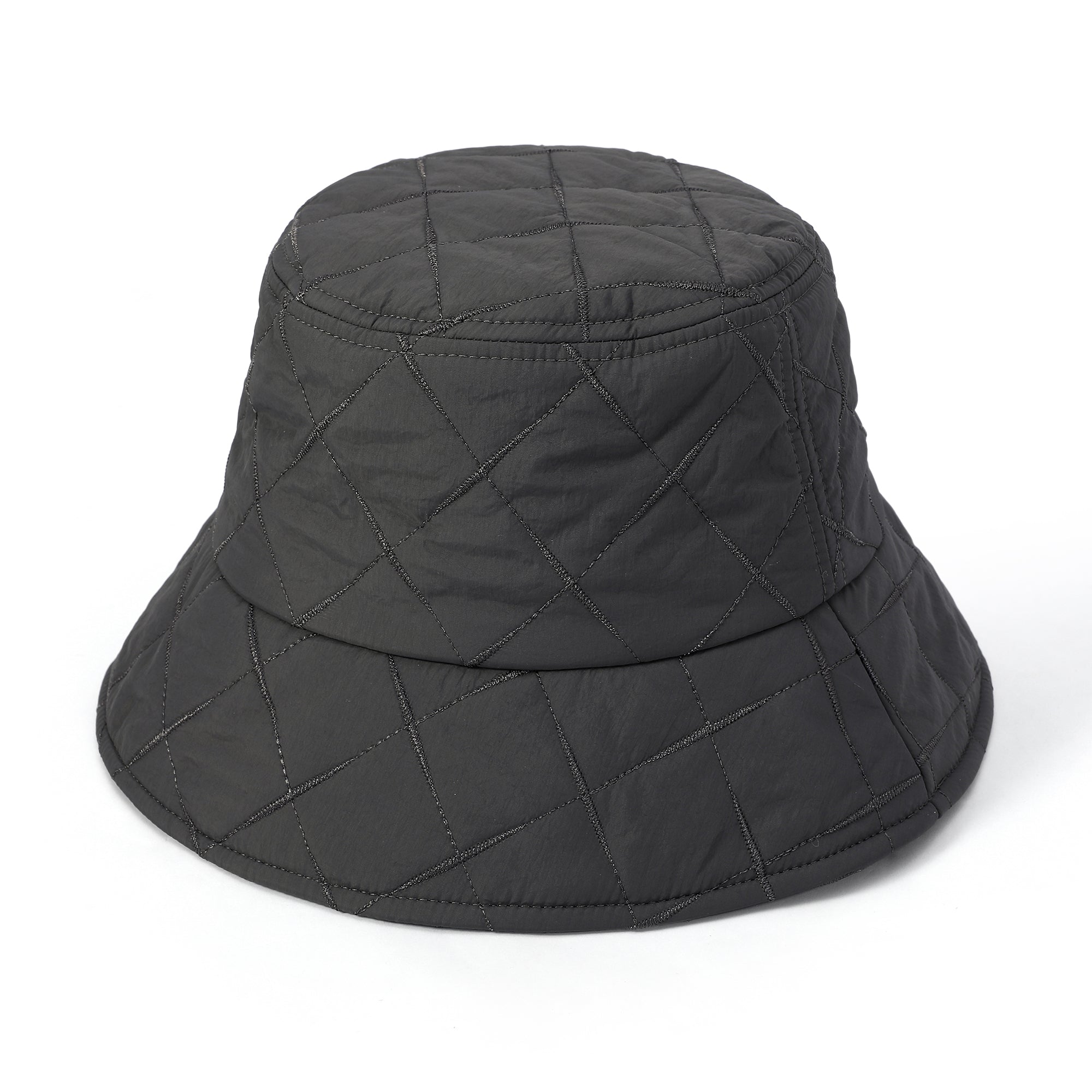 COZY Diamond-Quilted Bucket Hat with Lightweight Padding