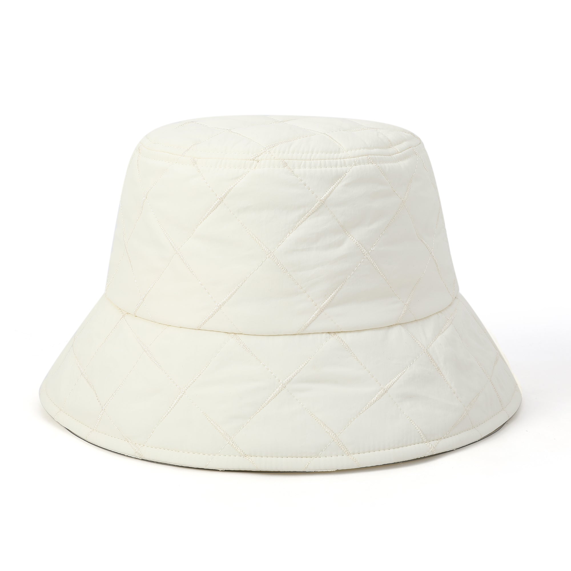 COZY Diamond-Quilted Bucket Hat with Lightweight Padding