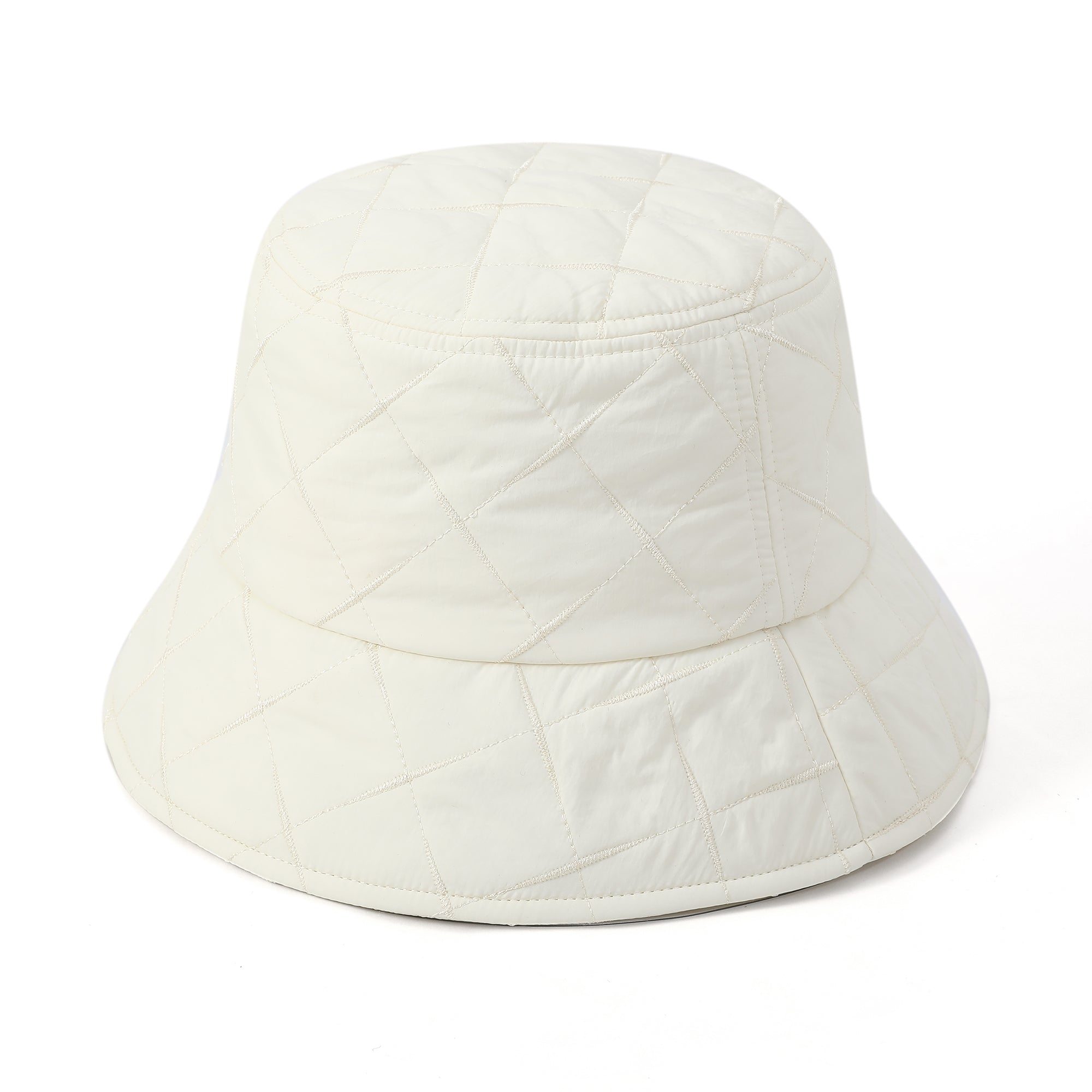 COZY Diamond-Quilted Bucket Hat with Lightweight Padding