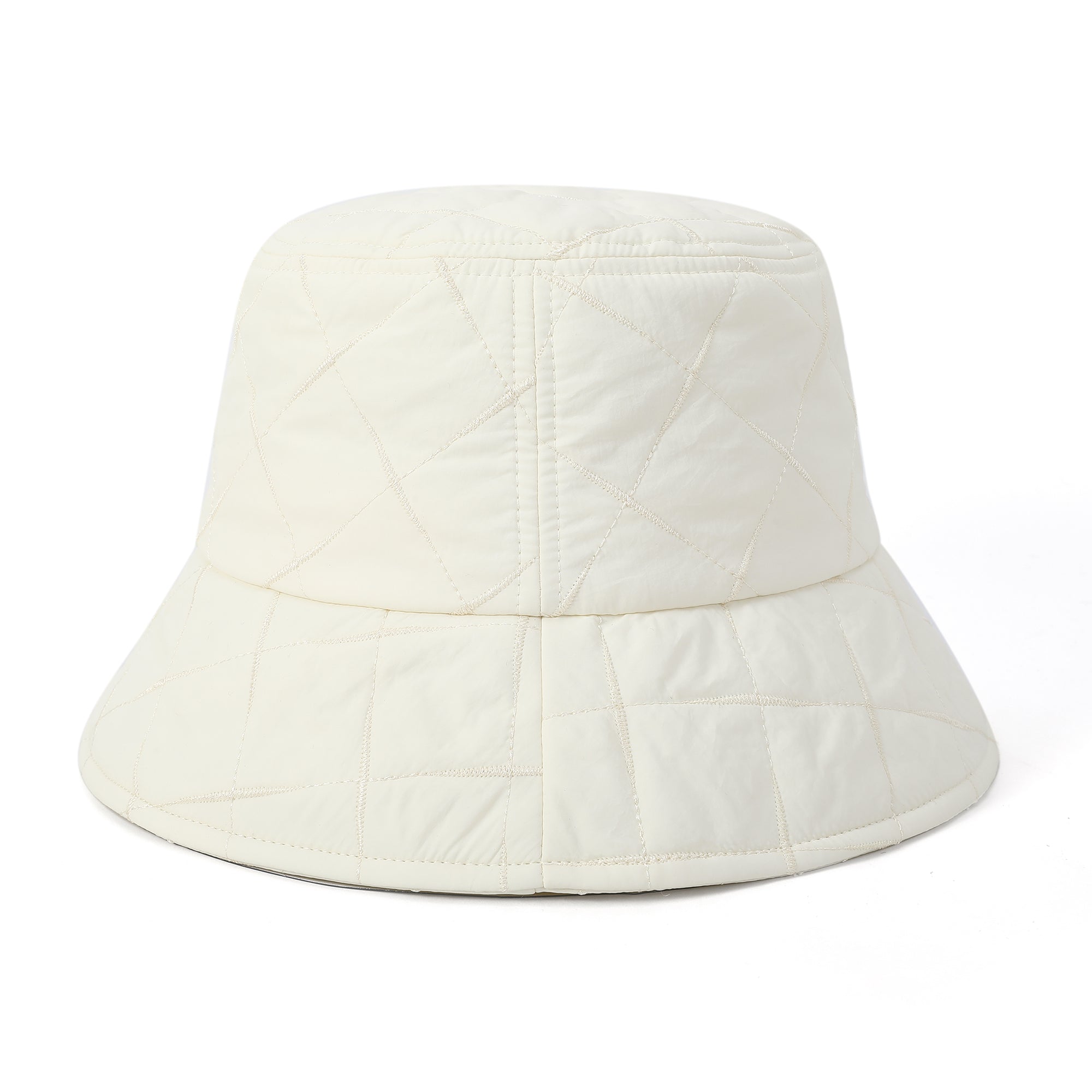 COZY Diamond-Quilted Bucket Hat with Lightweight Padding