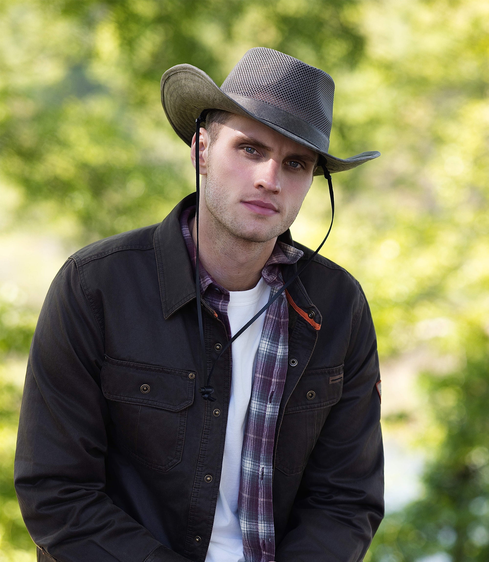 Hayes Mesh Safari Cowboy Hat for Men Women