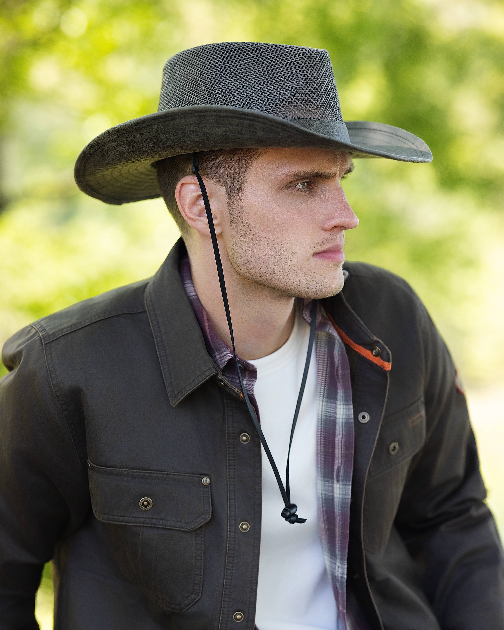 Hayes Mesh Safari Cowboy Hat for Men Women