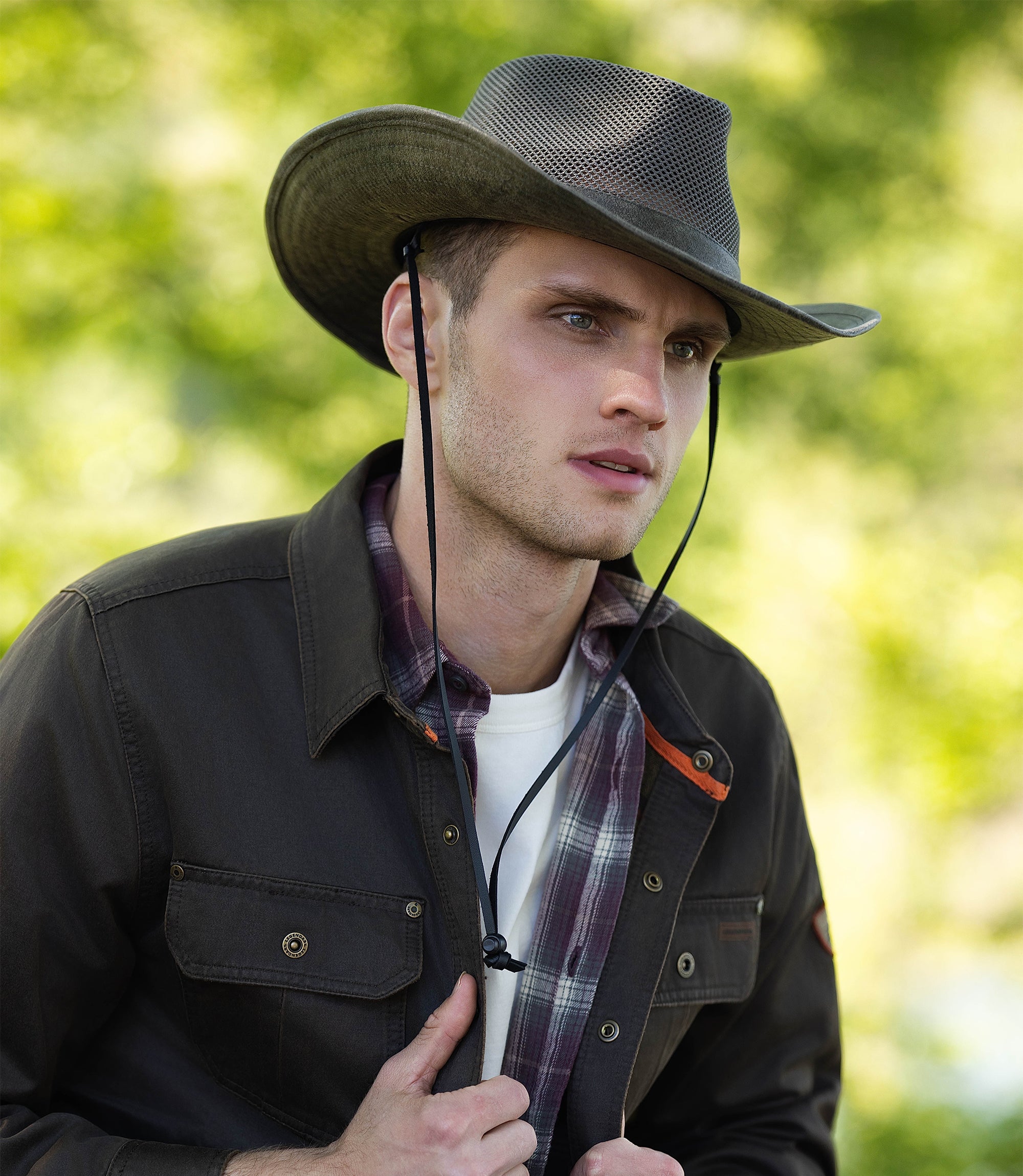 Hayes Mesh Safari Cowboy Hat for Men Women