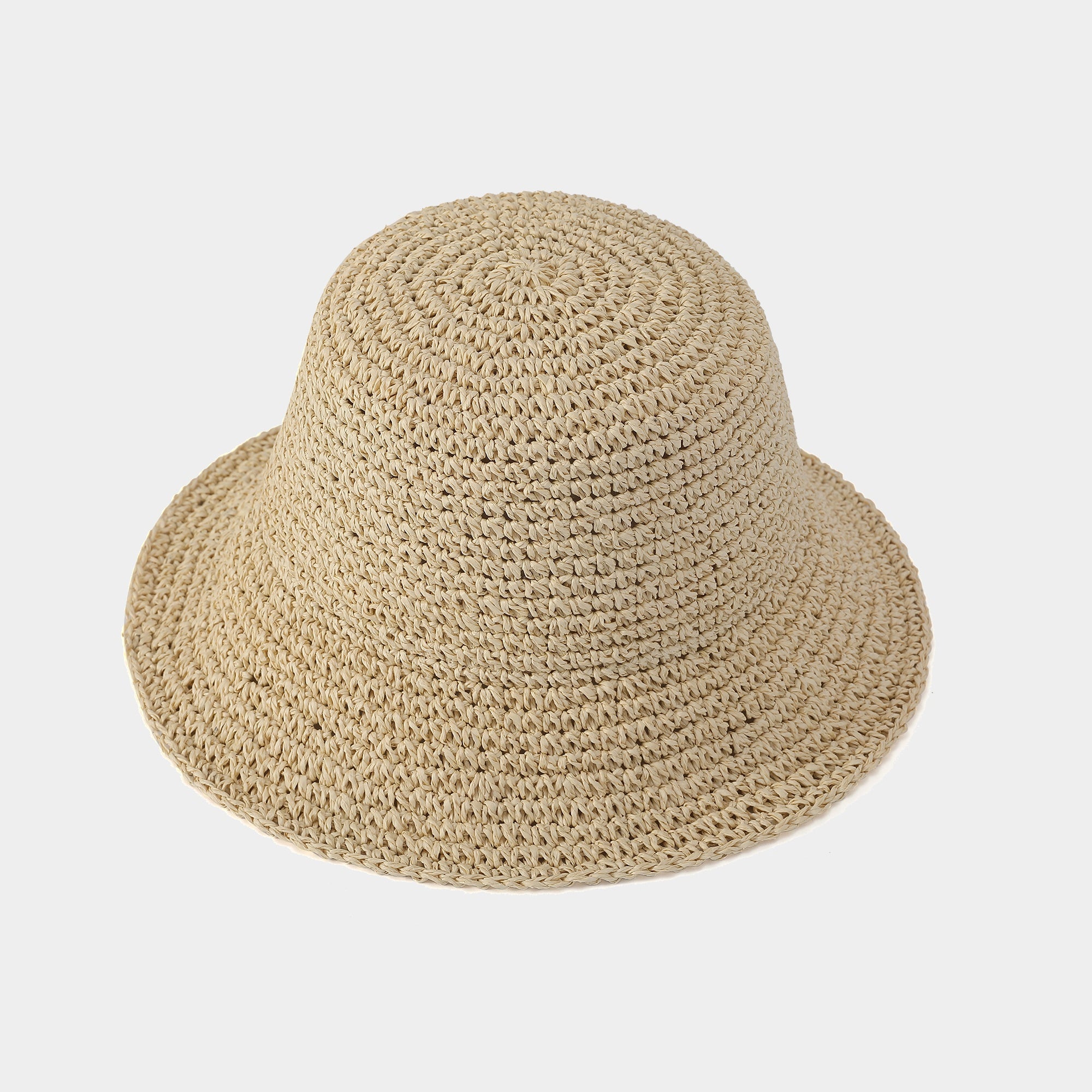 Moriah Women’s Crochet Paper Bucket Sun Hat