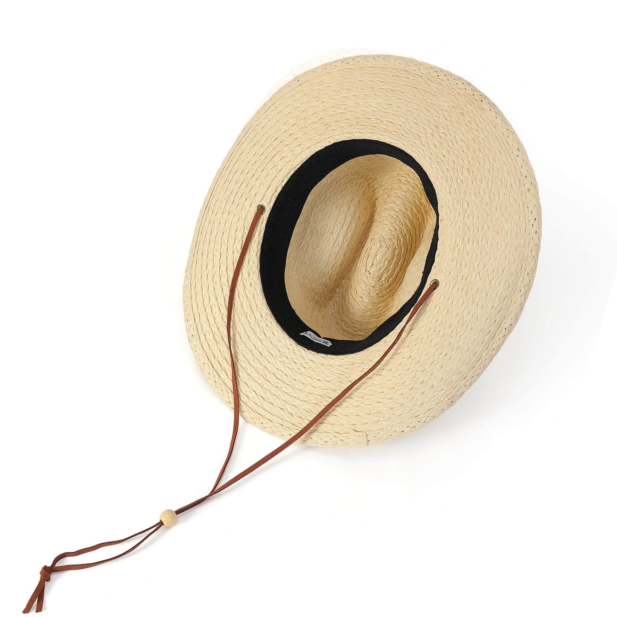 Kuna Unisex Straw Cowboy Hat with Wide Brim
