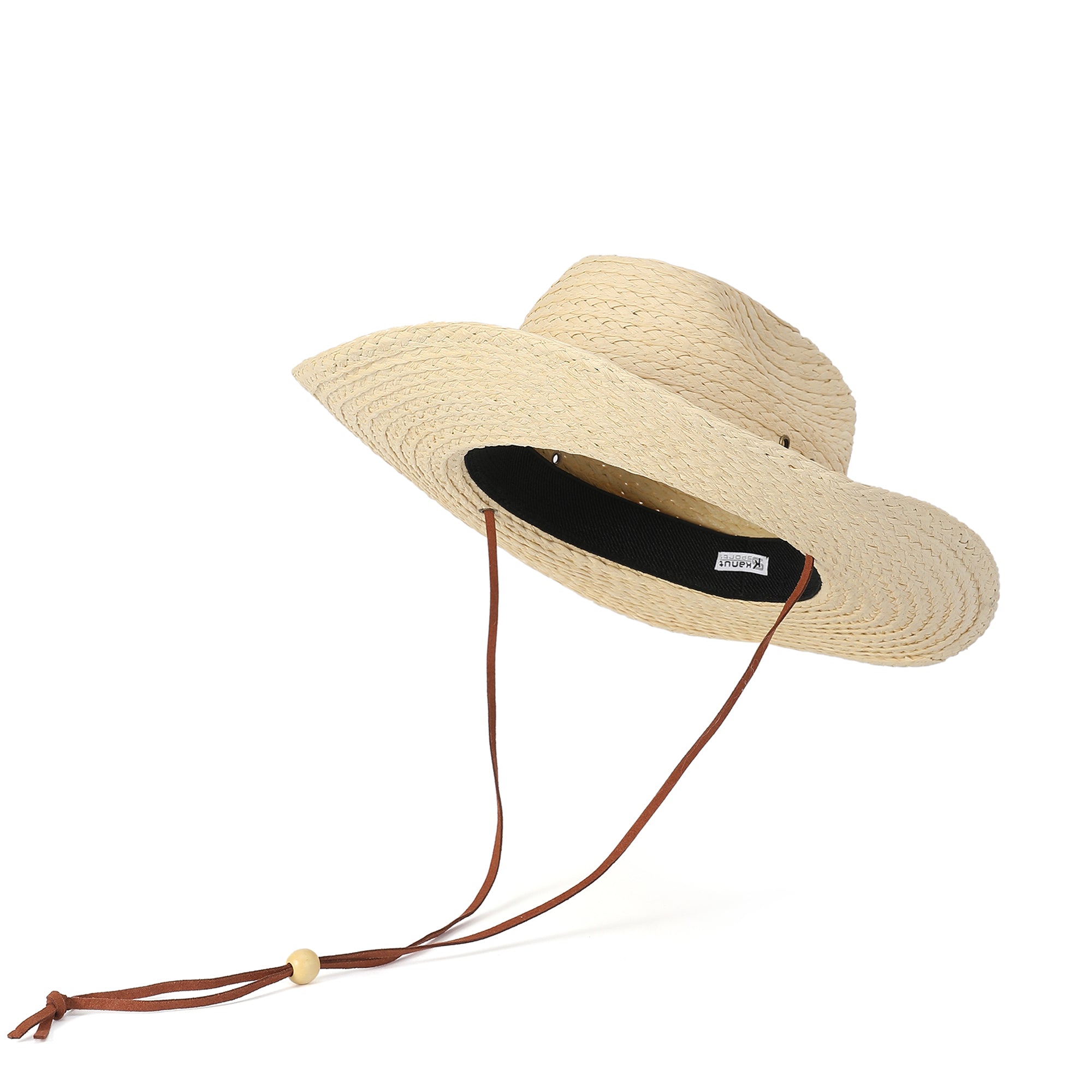 Kuna Unisex Straw Cowboy Hat with Wide Brim