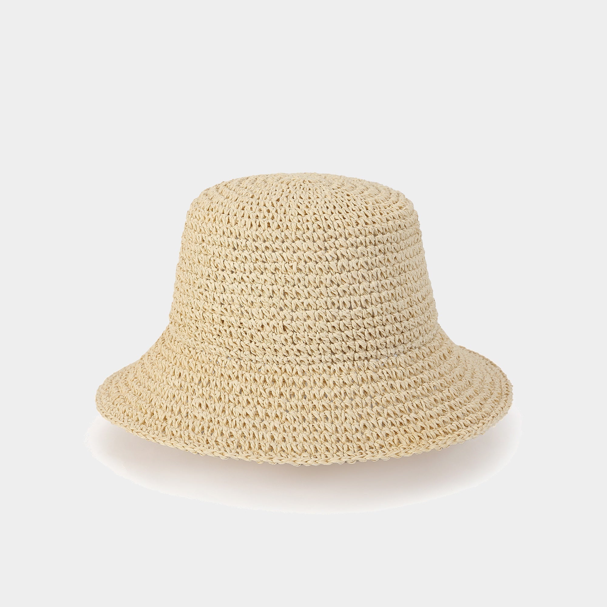 Moriah Women’s Crochet Paper Bucket Sun Hat