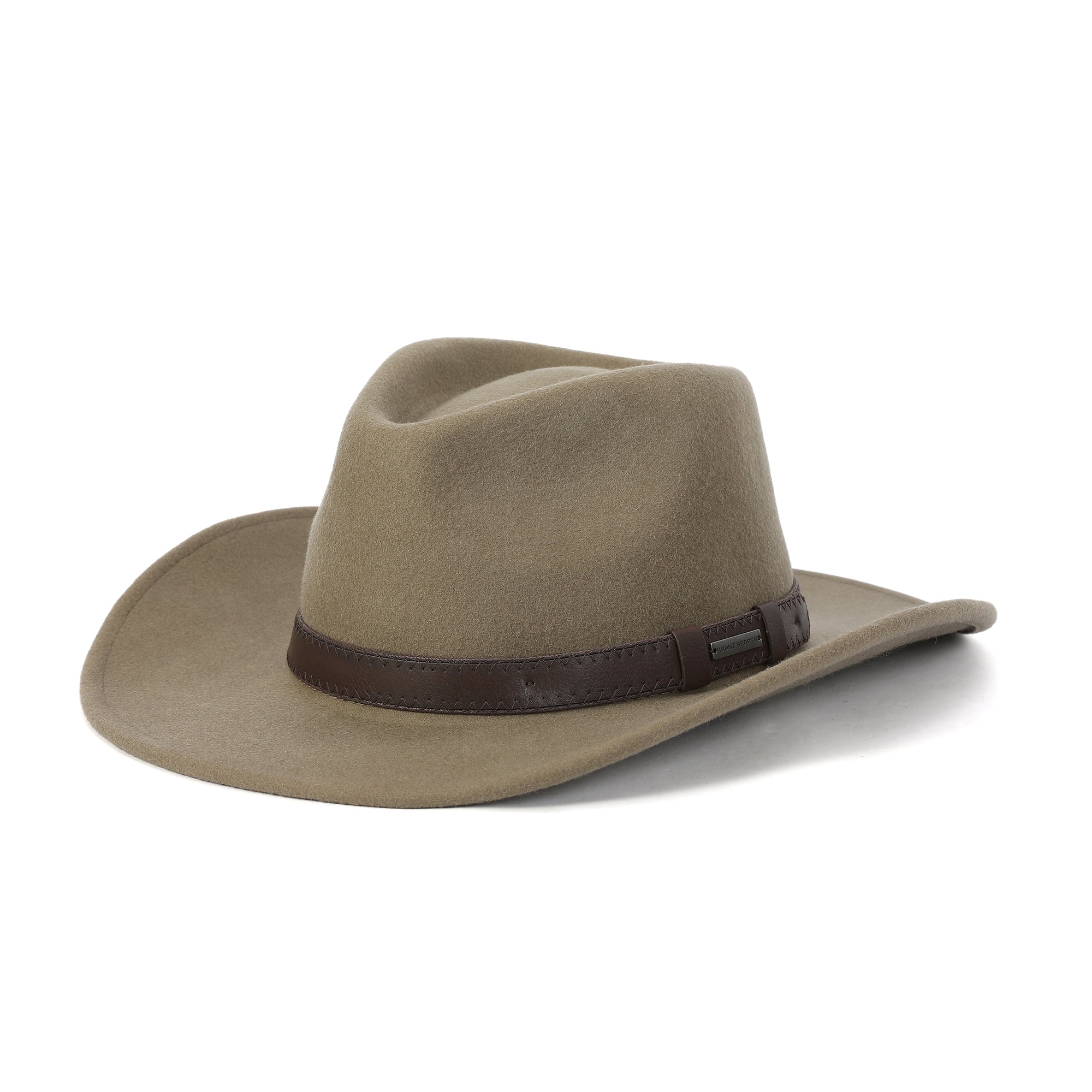 MACLEAN Western Wool Felt Hat with Hidden Wool-Blend Ear Flaps