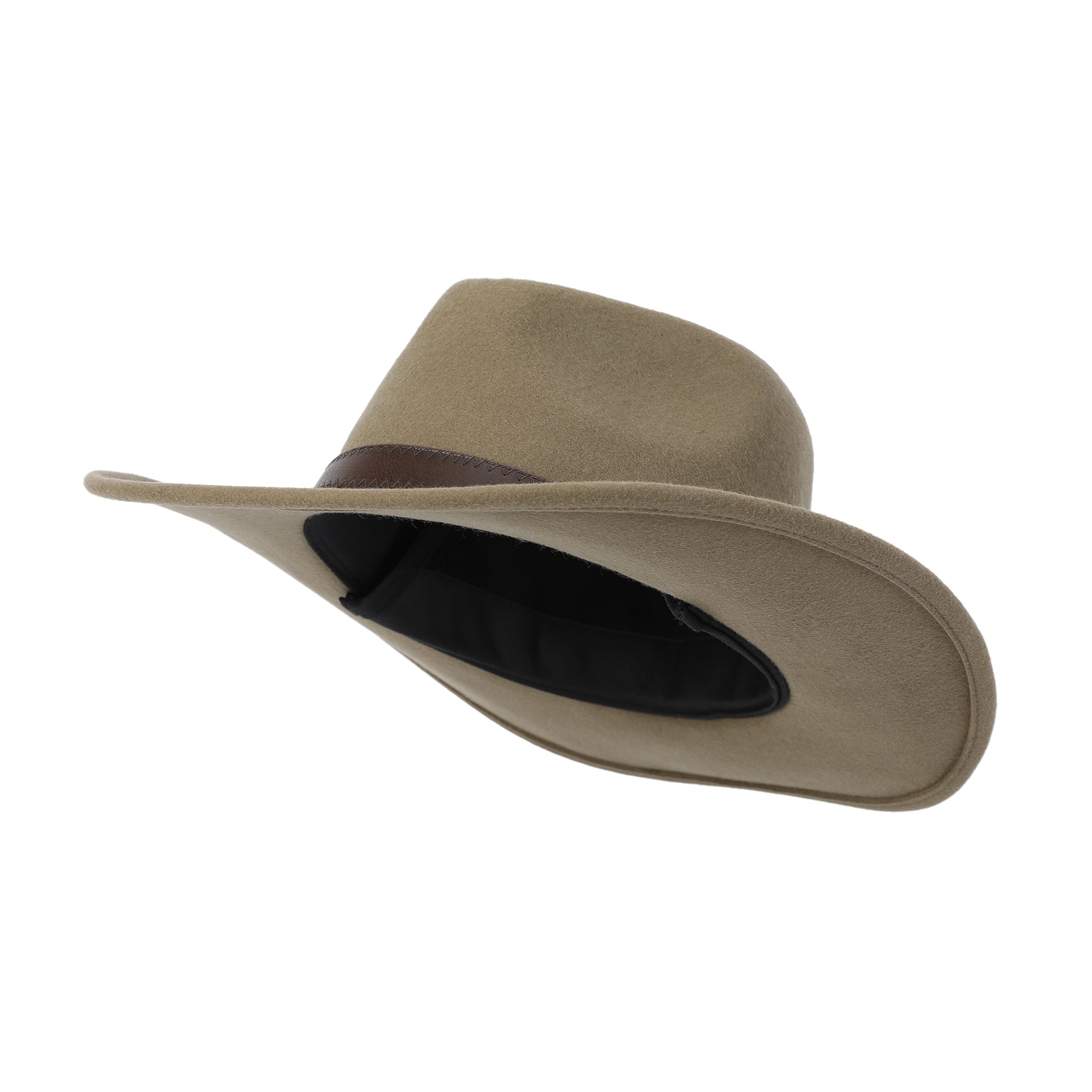MACLEAN Western Wool Felt Hat with Hidden Wool-Blend Ear Flaps
