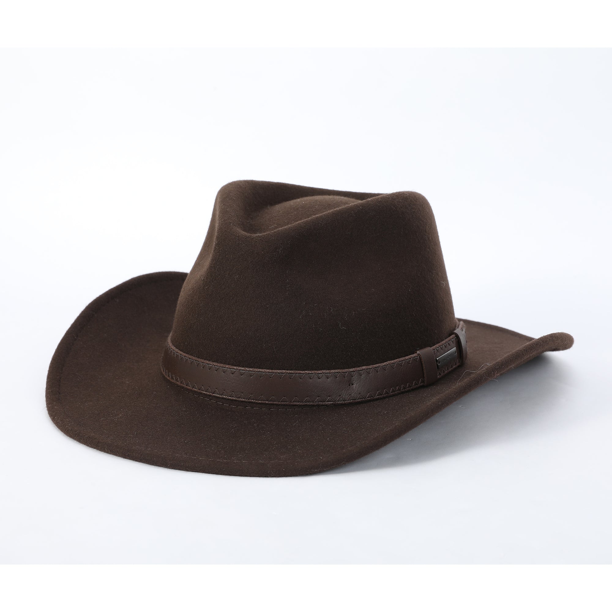 MACLEAN Western Wool Felt Hat with Hidden Wool-Blend Ear Flaps