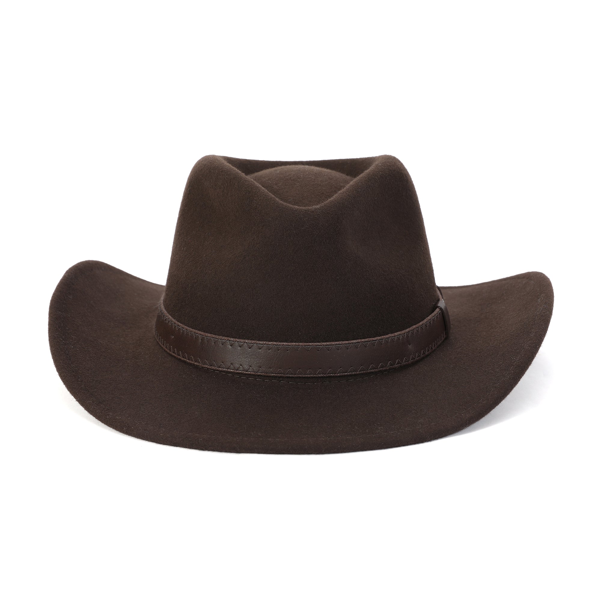 MACLEAN Western Wool Felt Hat with Hidden Wool-Blend Ear Flaps
