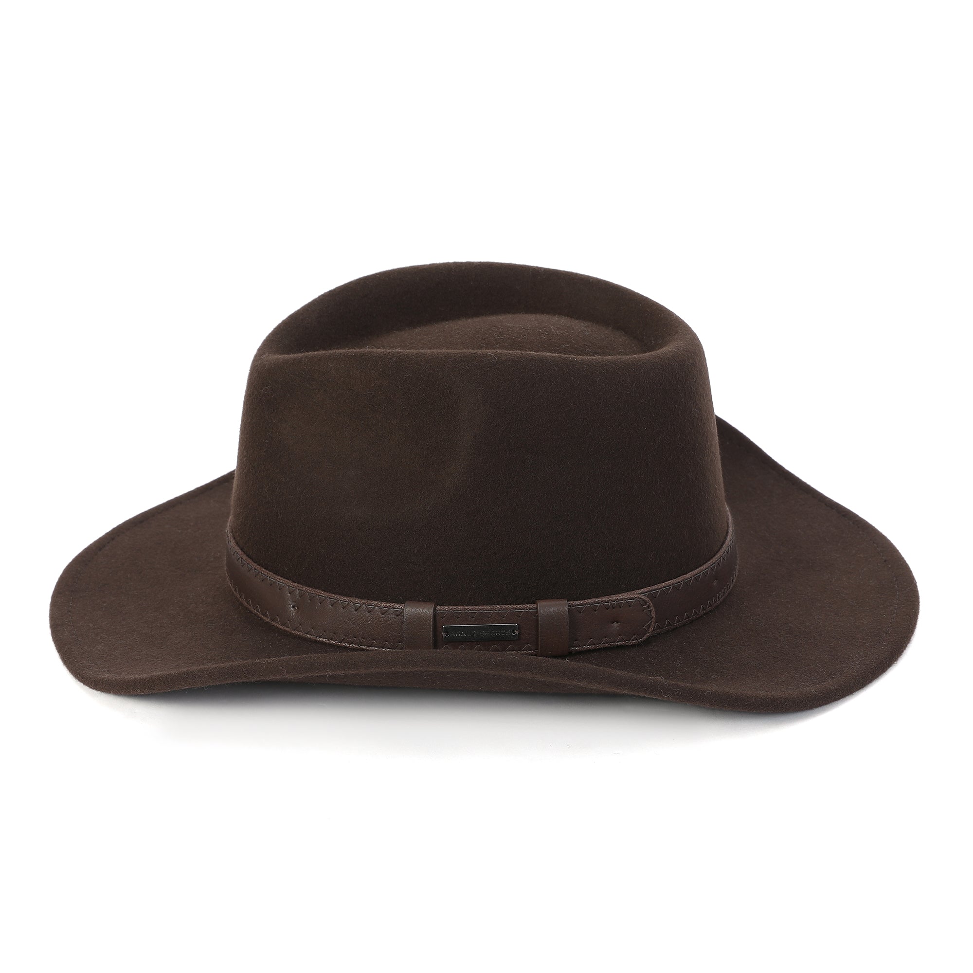 MACLEAN Western Wool Felt Hat with Hidden Wool-Blend Ear Flaps