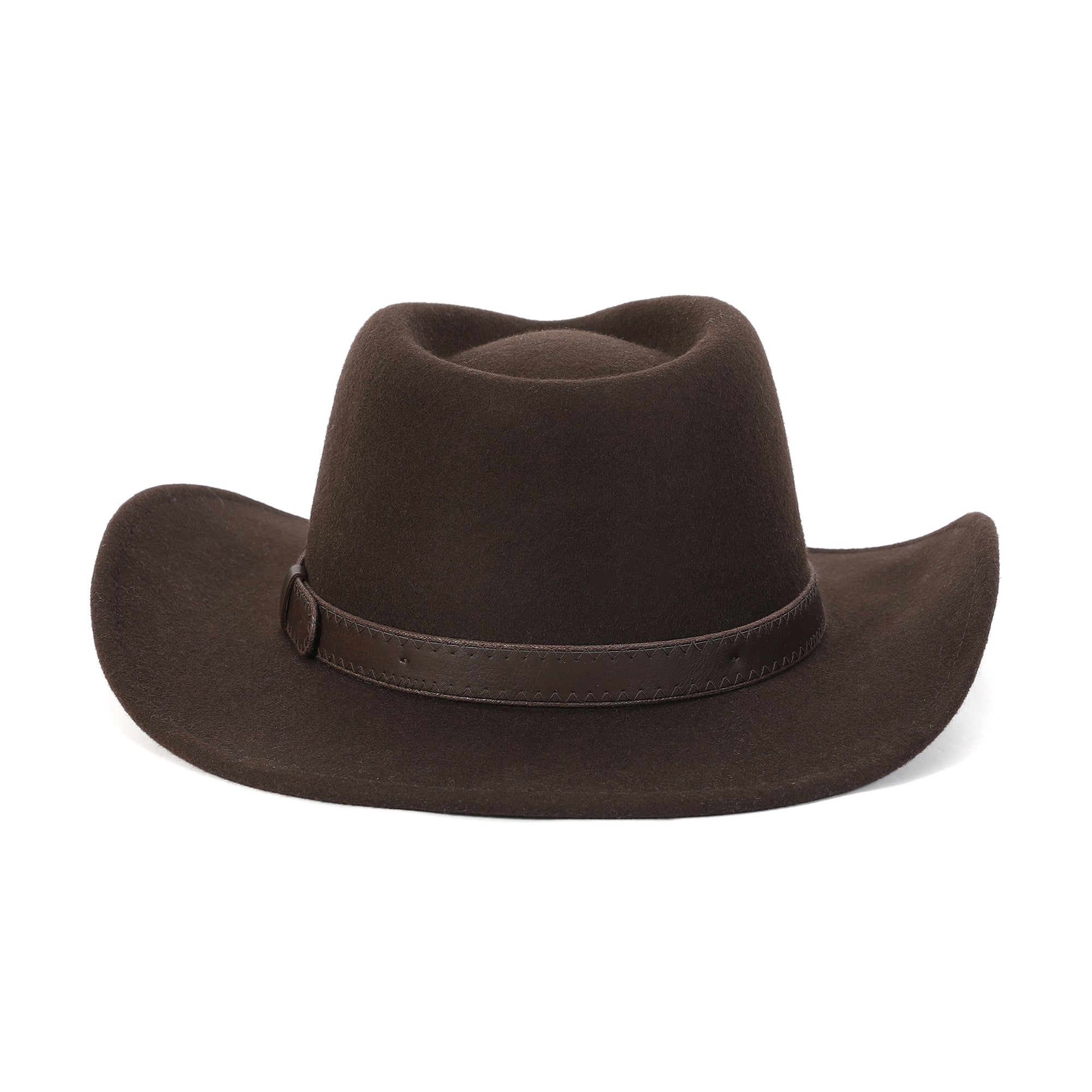 MACLEAN Western Wool Felt Hat with Hidden Wool-Blend Ear Flaps