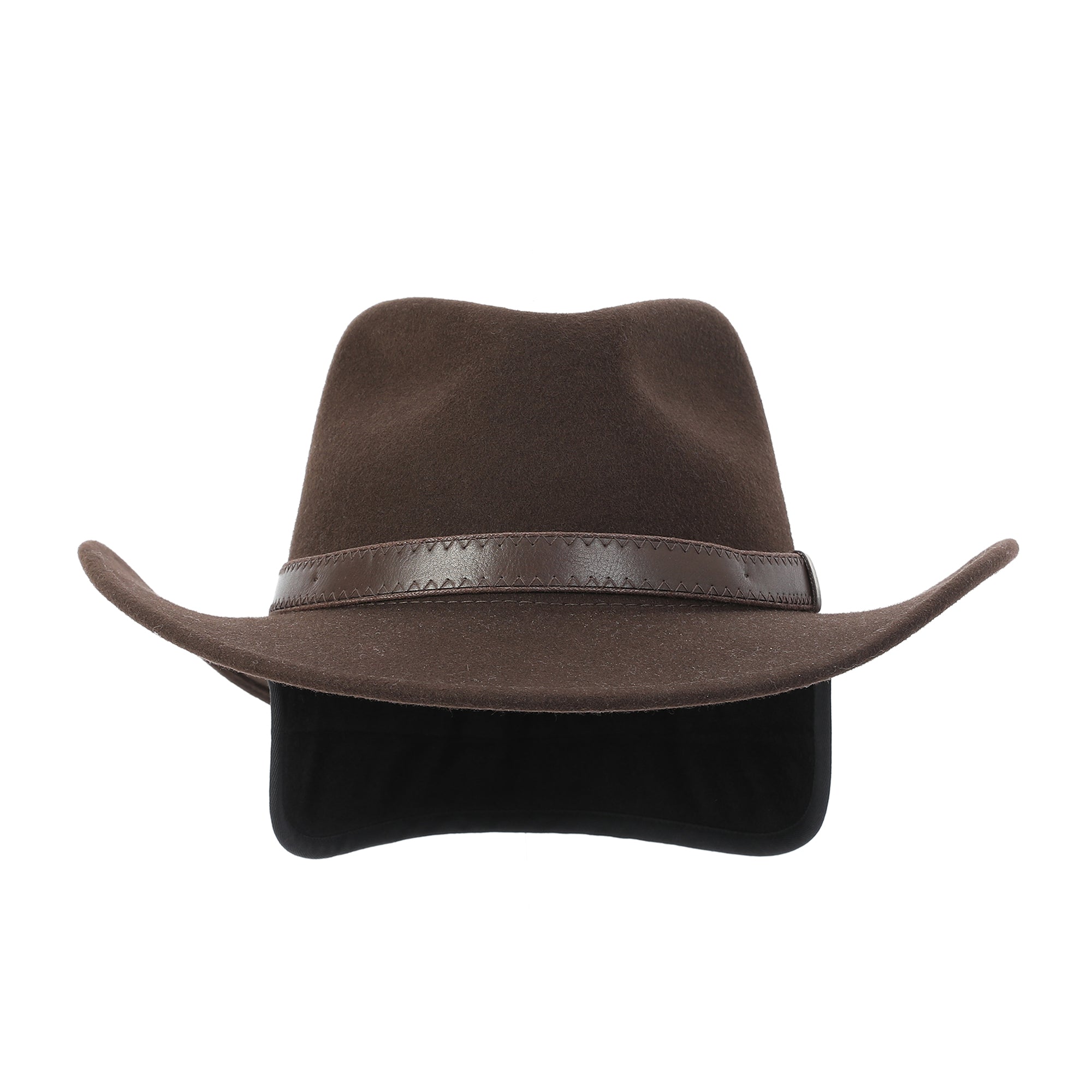 MACLEAN Western Wool Felt Hat with Hidden Wool-Blend Ear Flaps