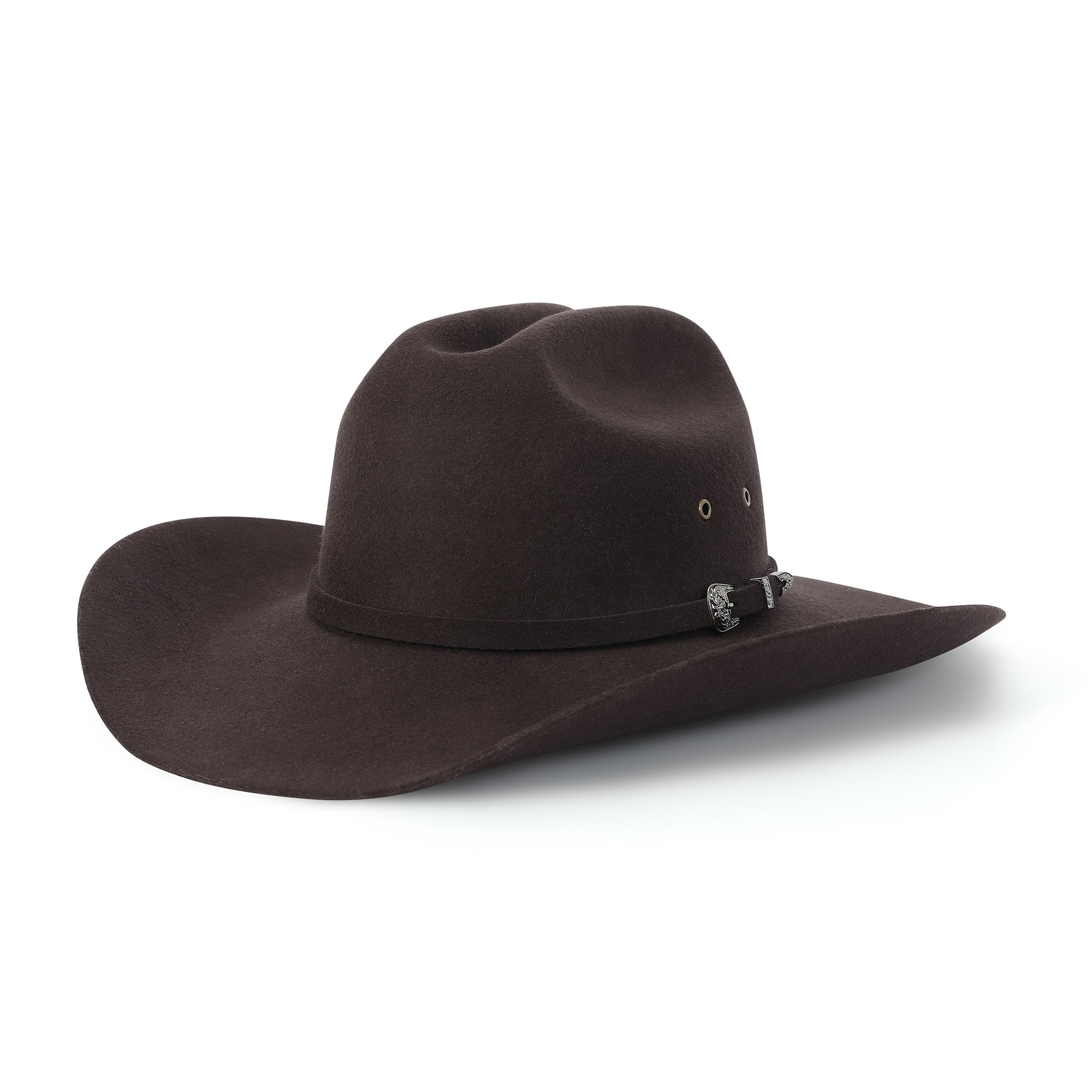 MONTARA Classic Wide Brim Wool Felt Cowboy Hat