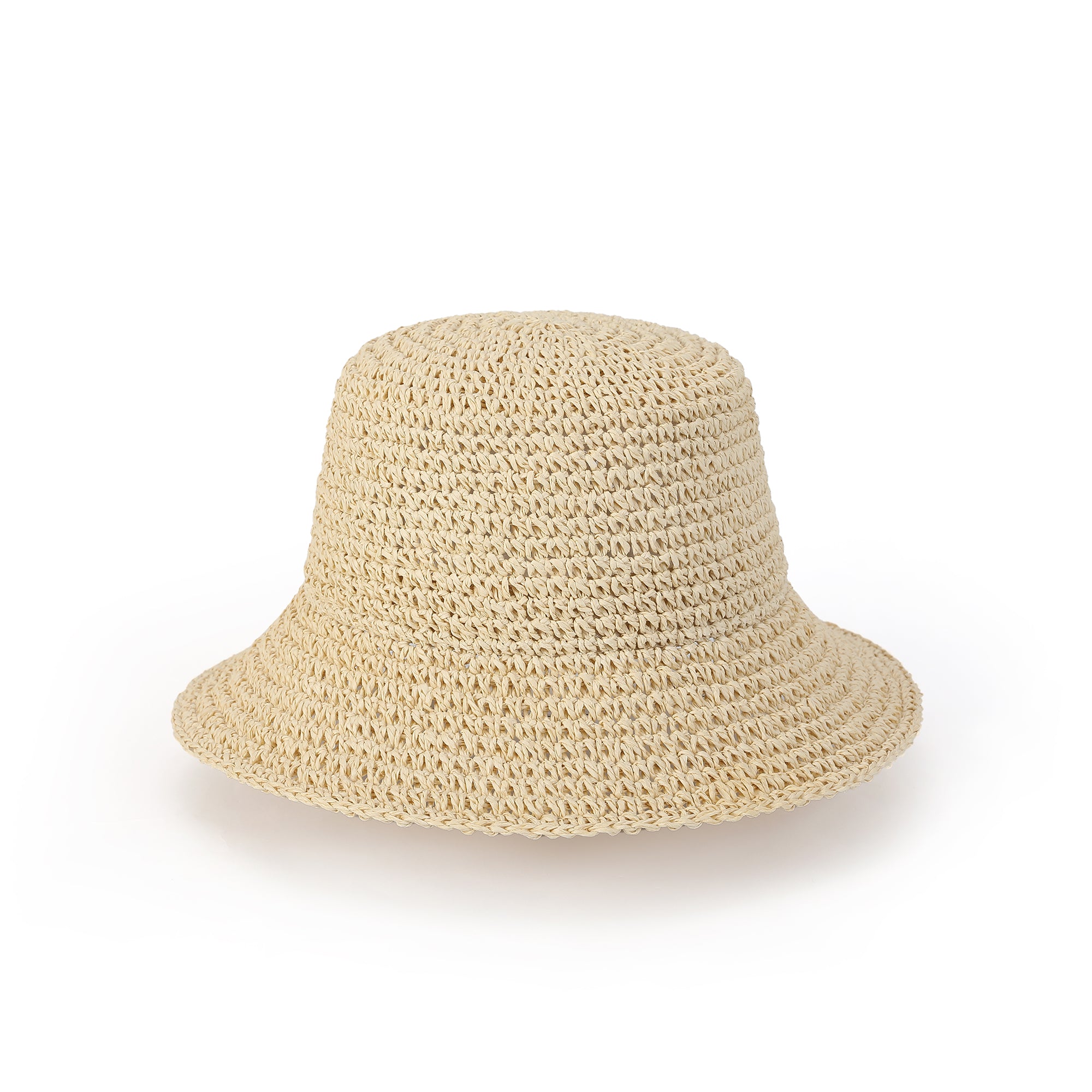 Moriah Women’s Crochet Paper Bucket Sun Hat