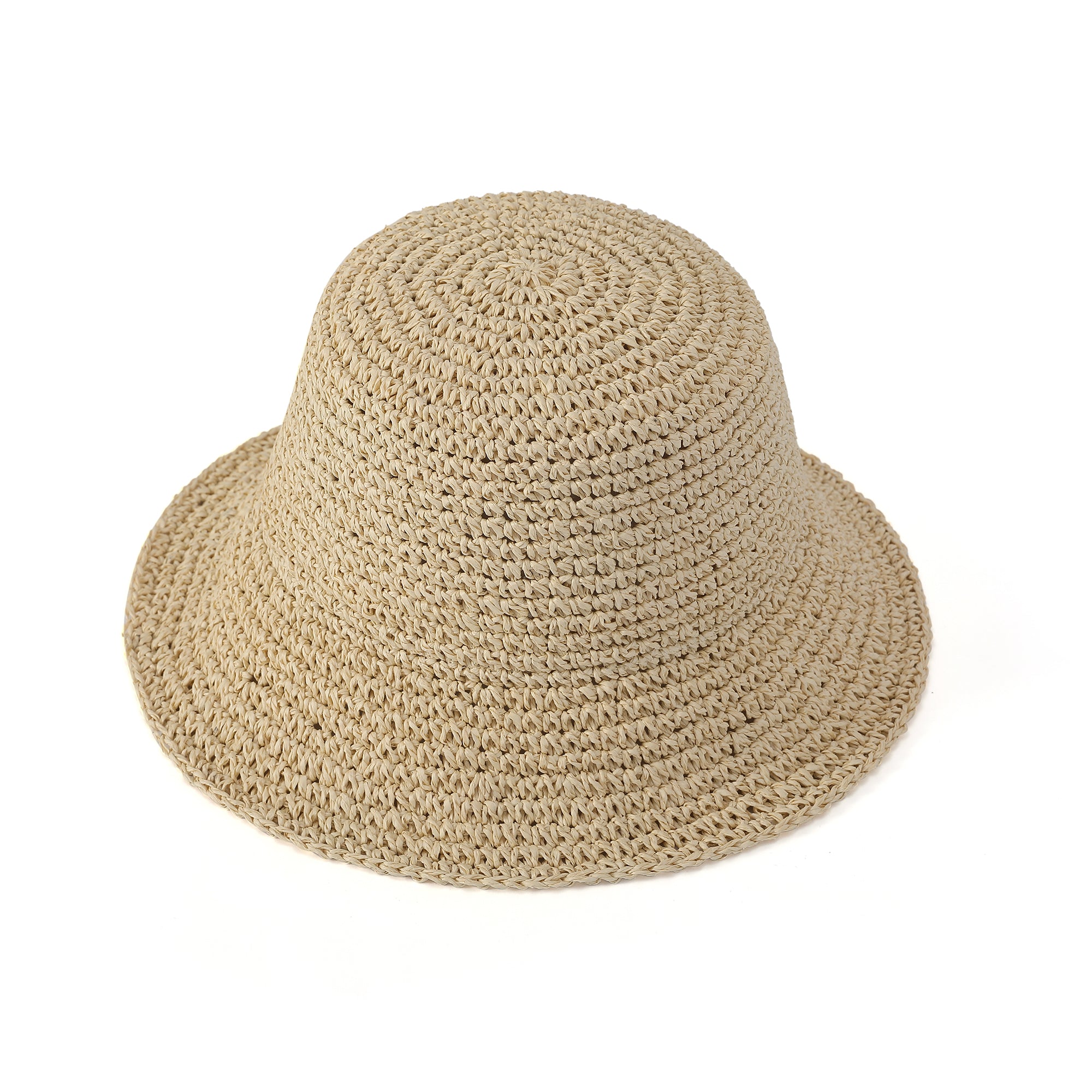 Moriah Women’s Crochet Paper Bucket Sun Hat