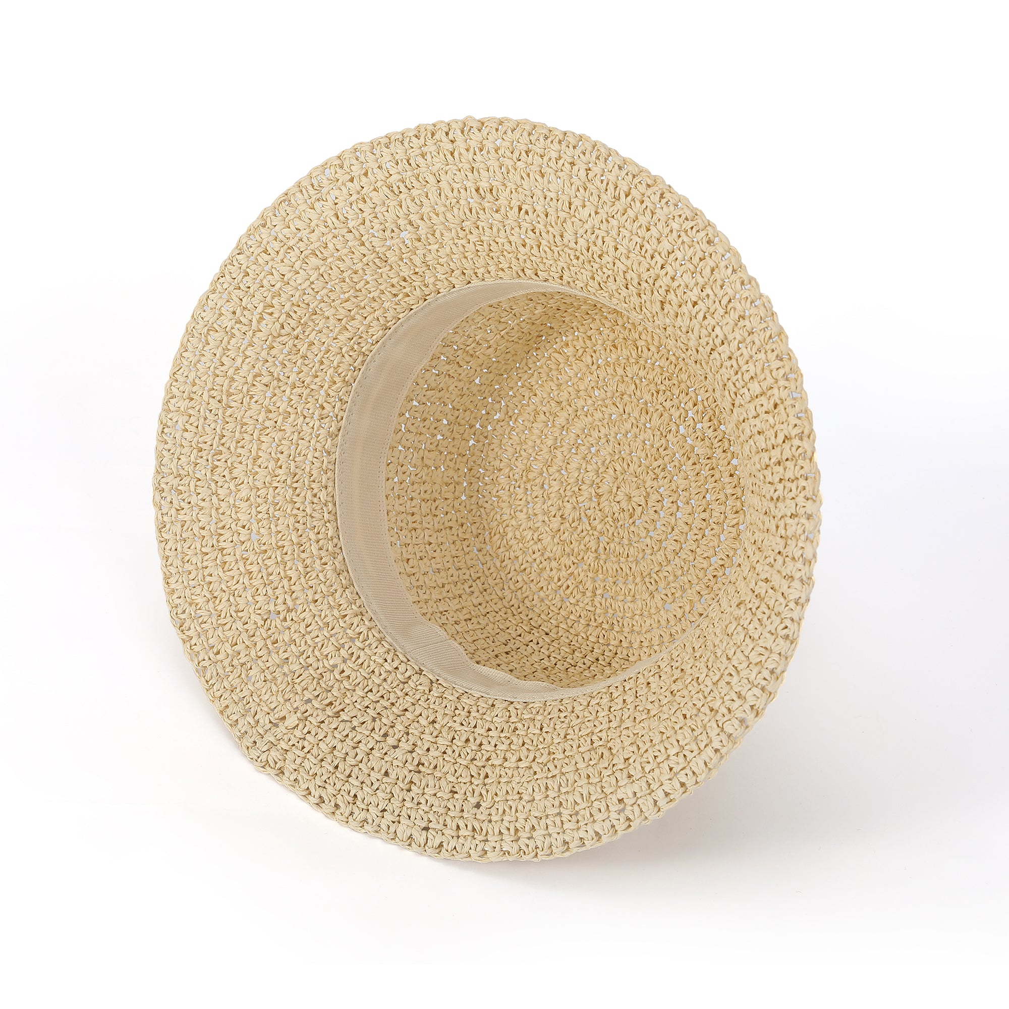 Moriah Women’s Crochet Paper Bucket Sun Hat