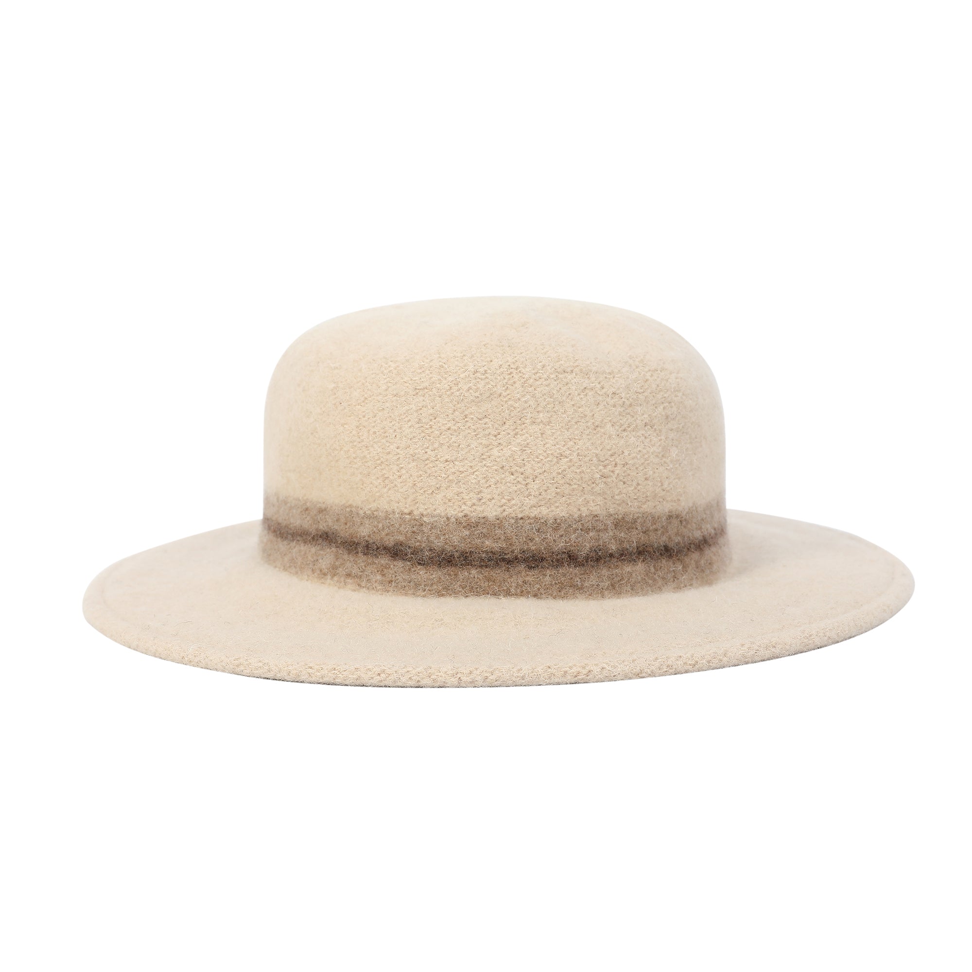 SOHO 100% Wool Wide-Brim Knit Hat