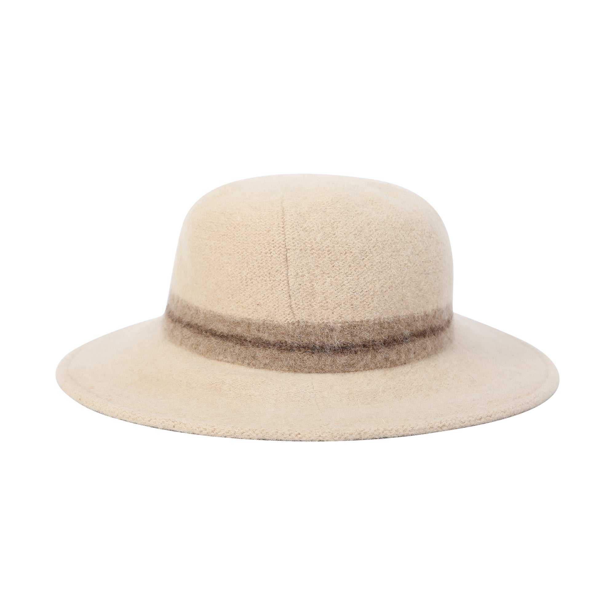 SOHO 100% Wool Wide-Brim Knit Hat