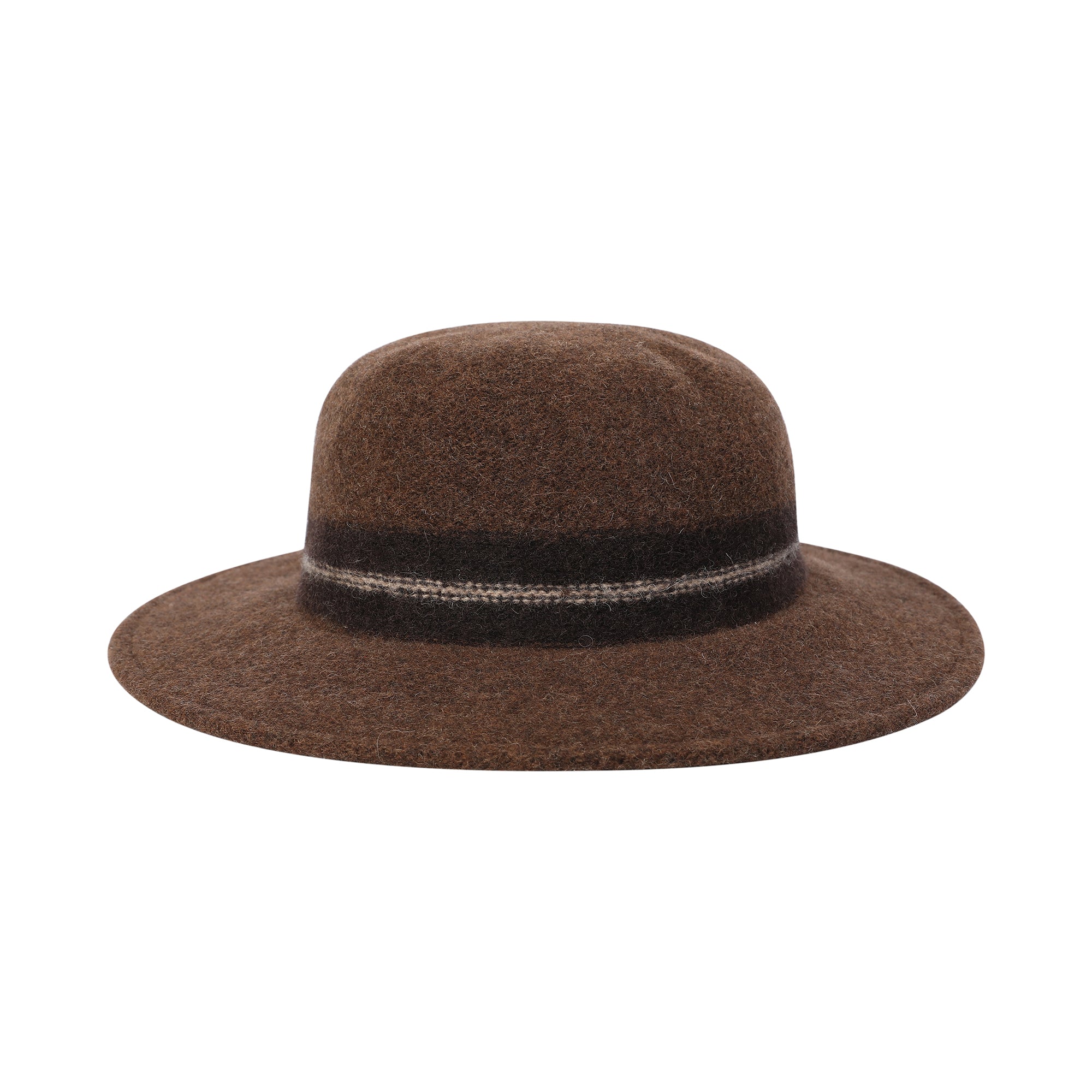 SOHO 100% Wool Wide-Brim Knit Hat