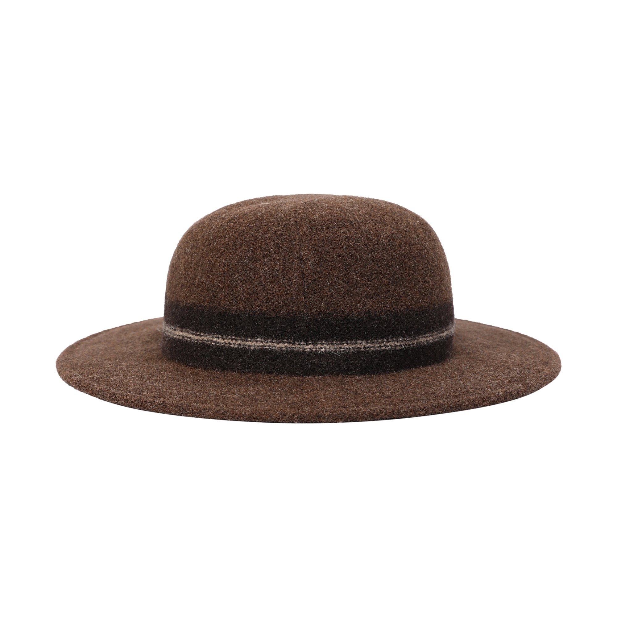 SOHO 100% Wool Wide-Brim Knit Hat