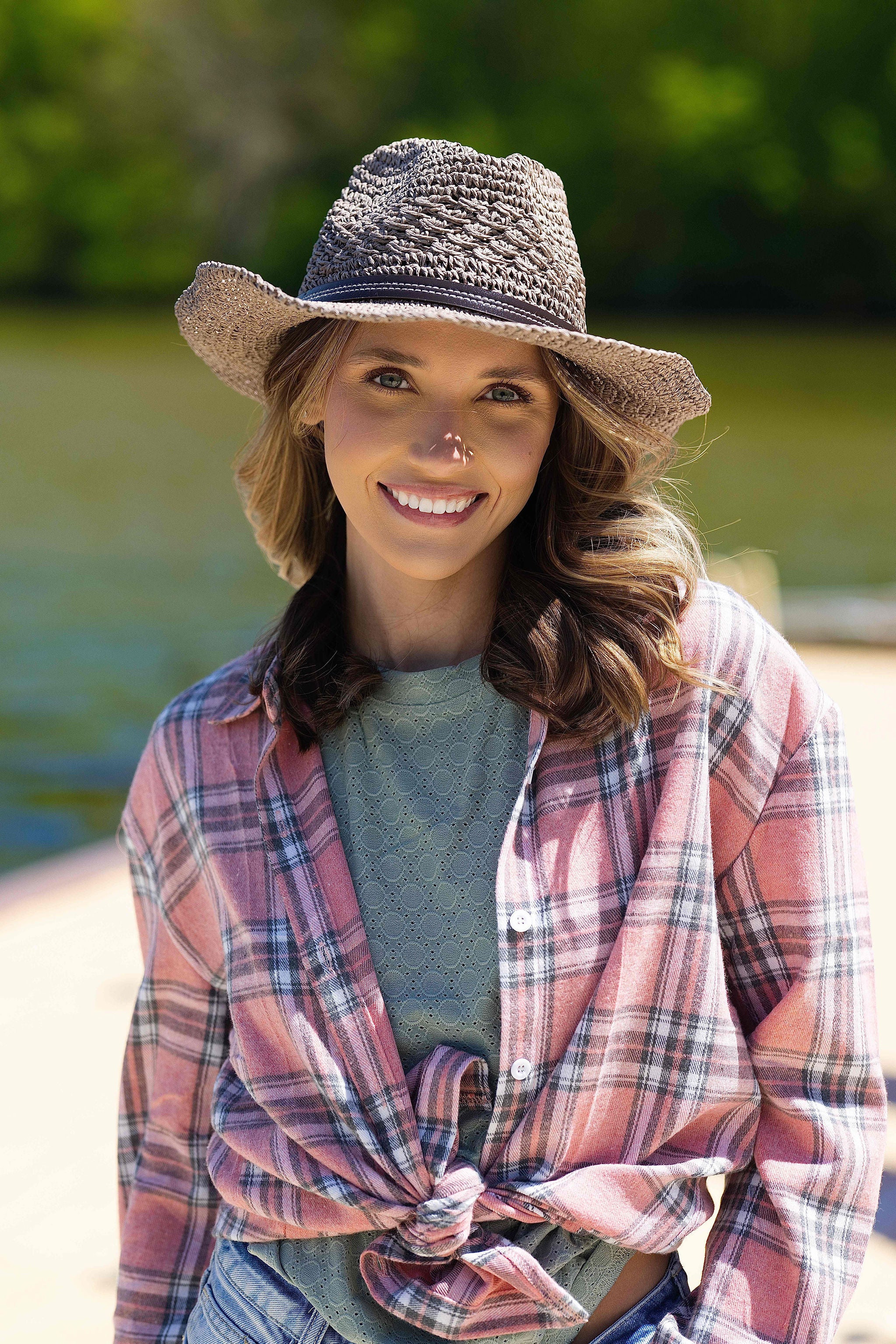 Lakota Straw Cow girl Western Hat