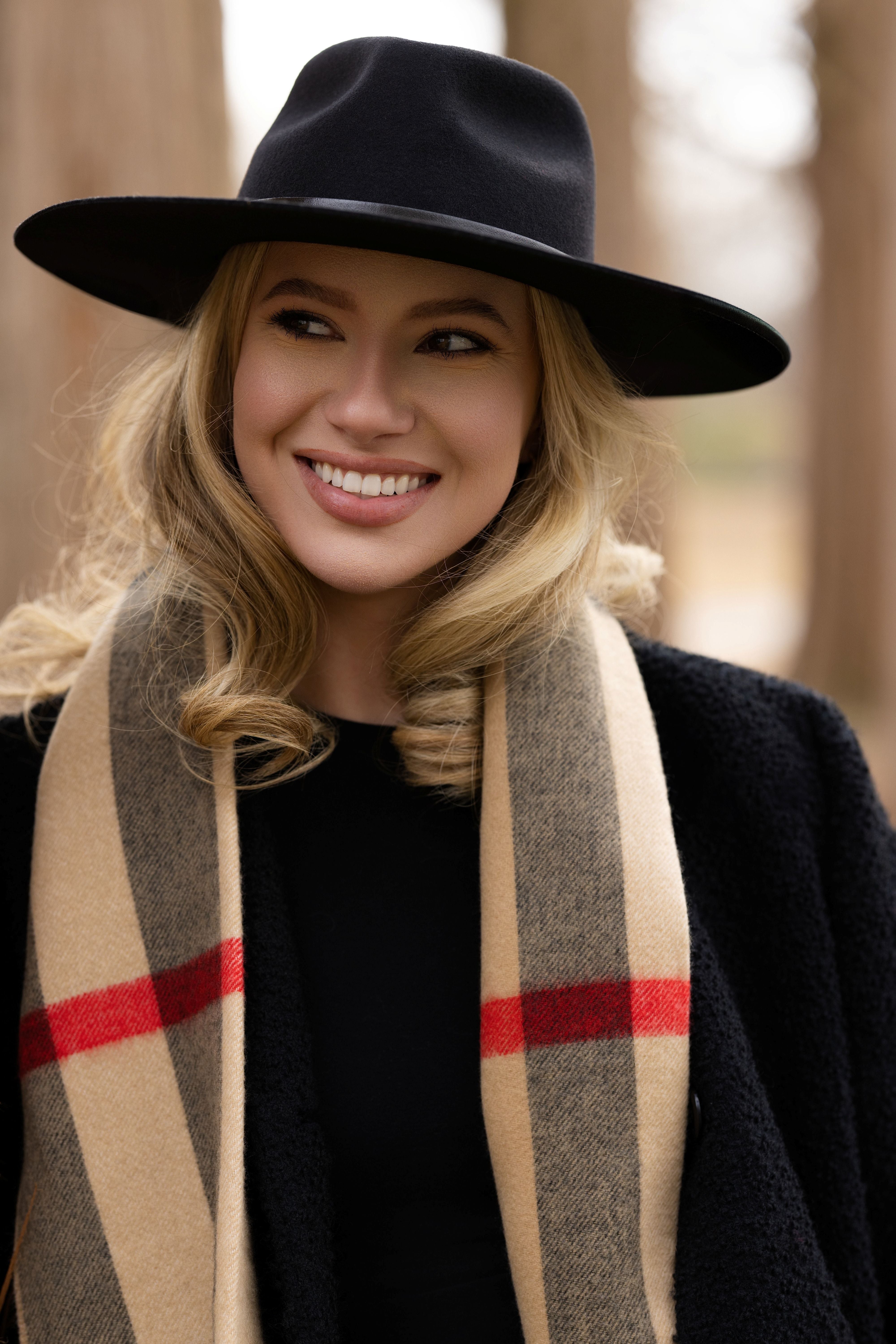 Holston Women's Wool Felt Flat Brim Hat