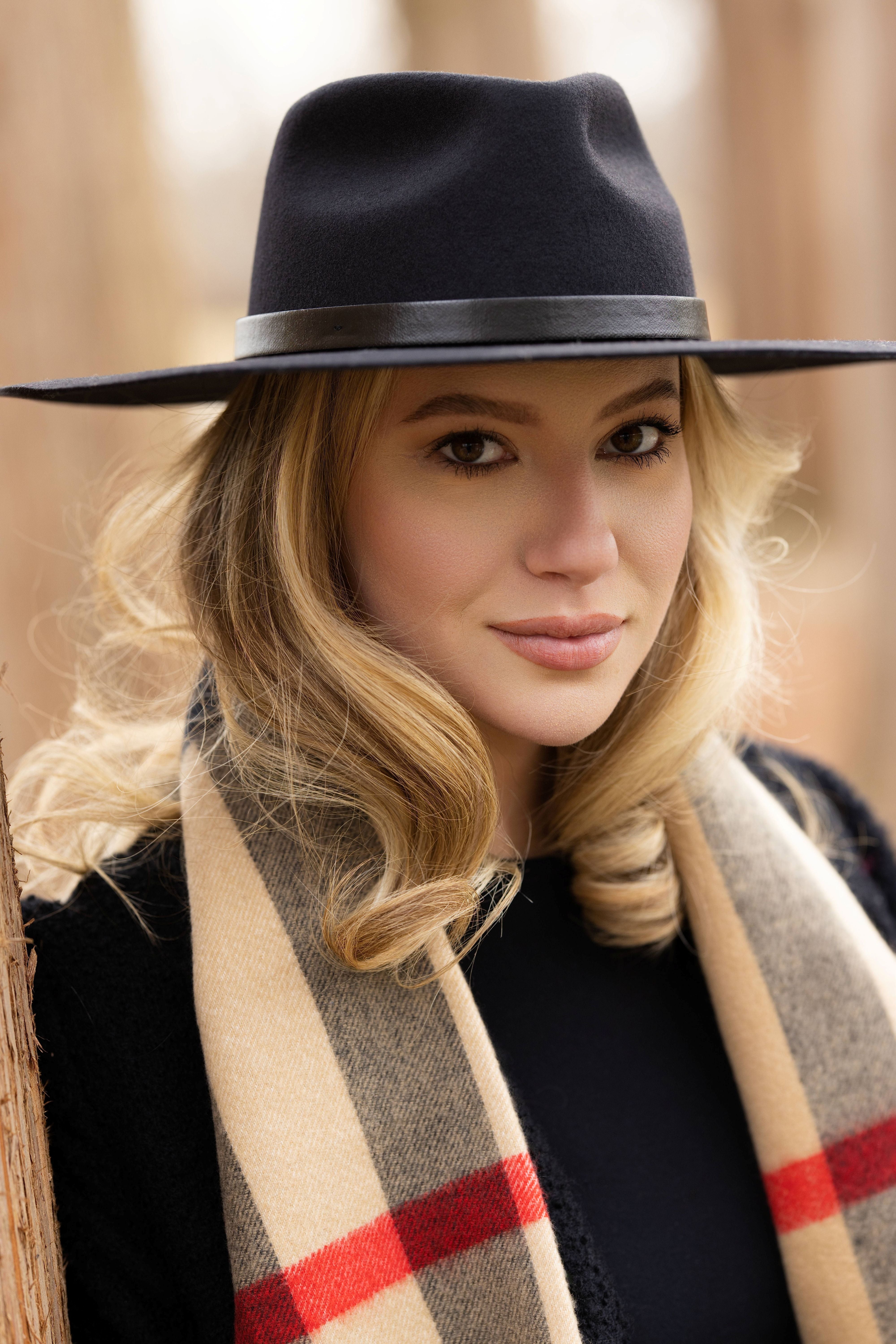 Holston Women's Wool Felt Flat Brim Hat