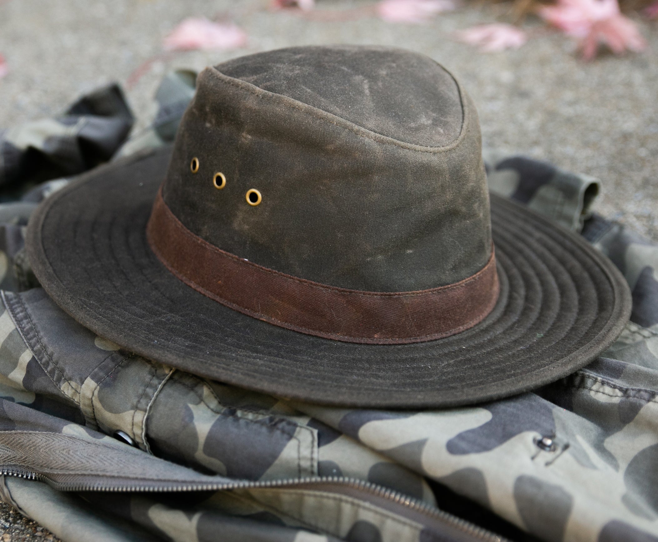 Delano Waxed Cotton Hat