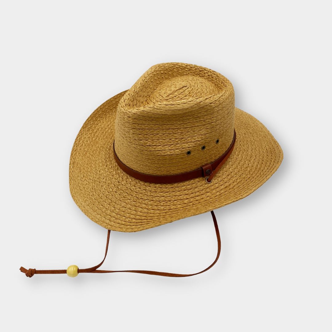 Kenai Straw Western Hat